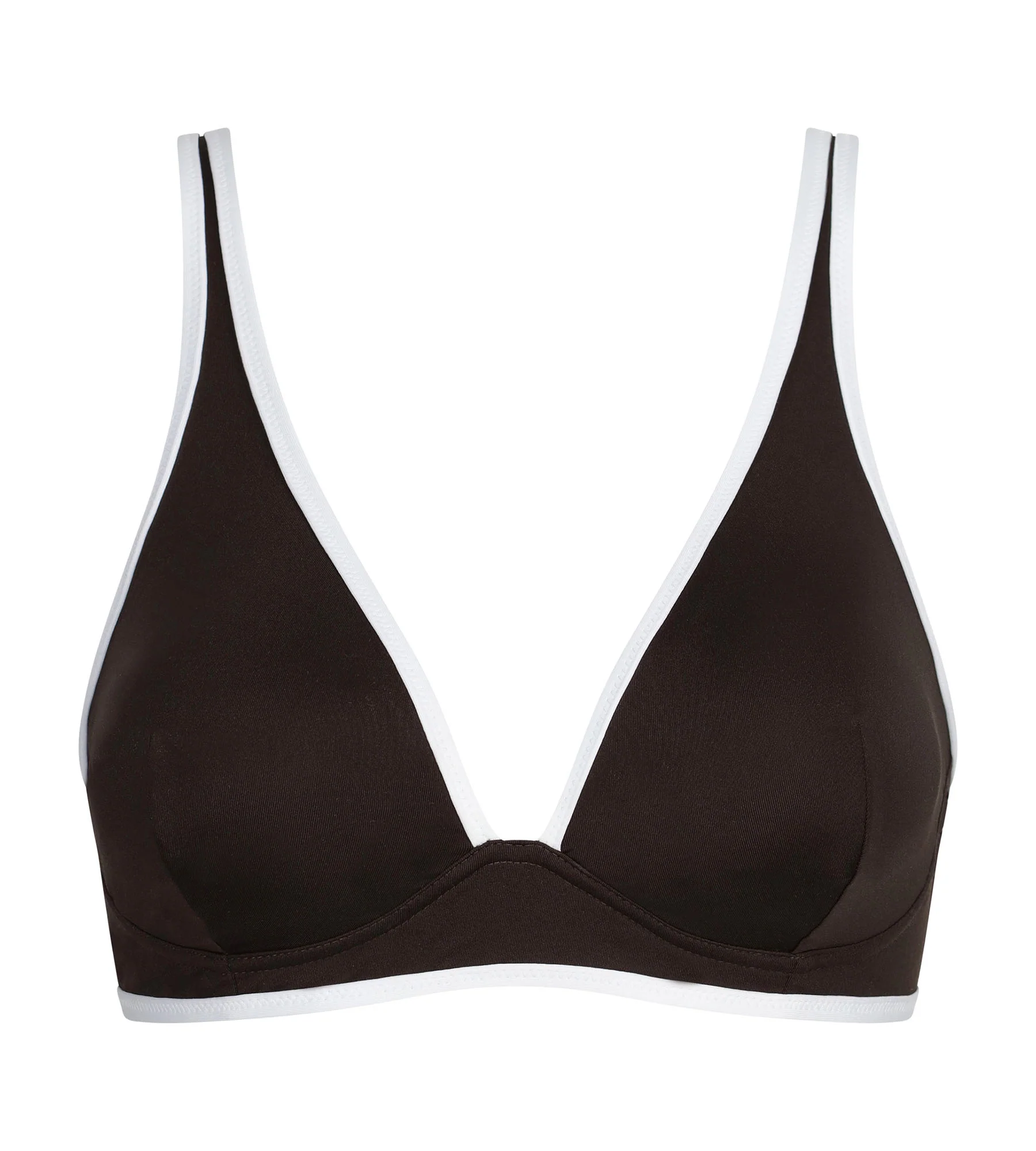 Haut de maillot de bain triangle sans armatures Marron Dim Timeless - Image 11
