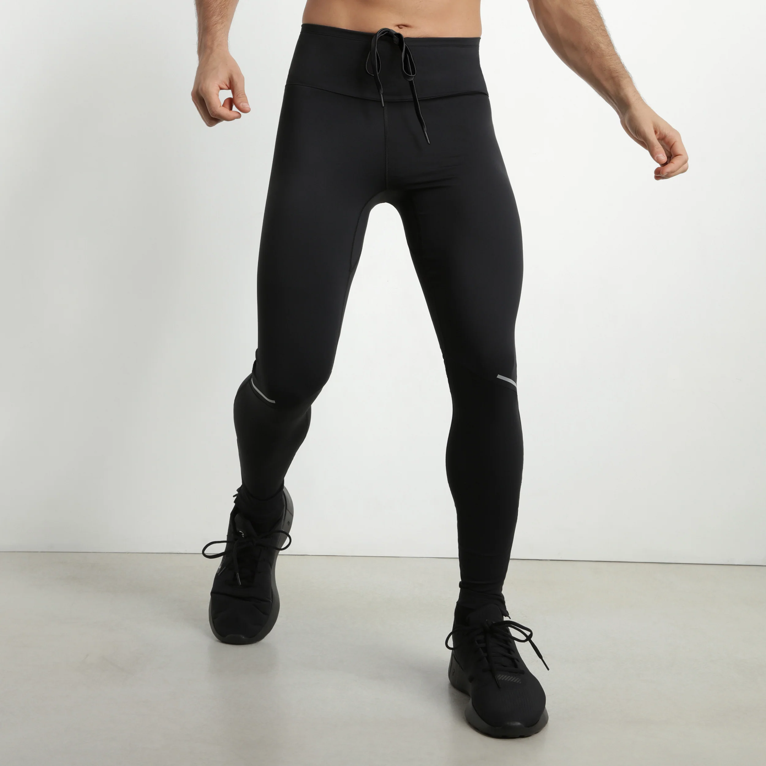 Legging de sport ajustable homme en microfibre Noir Dim Move