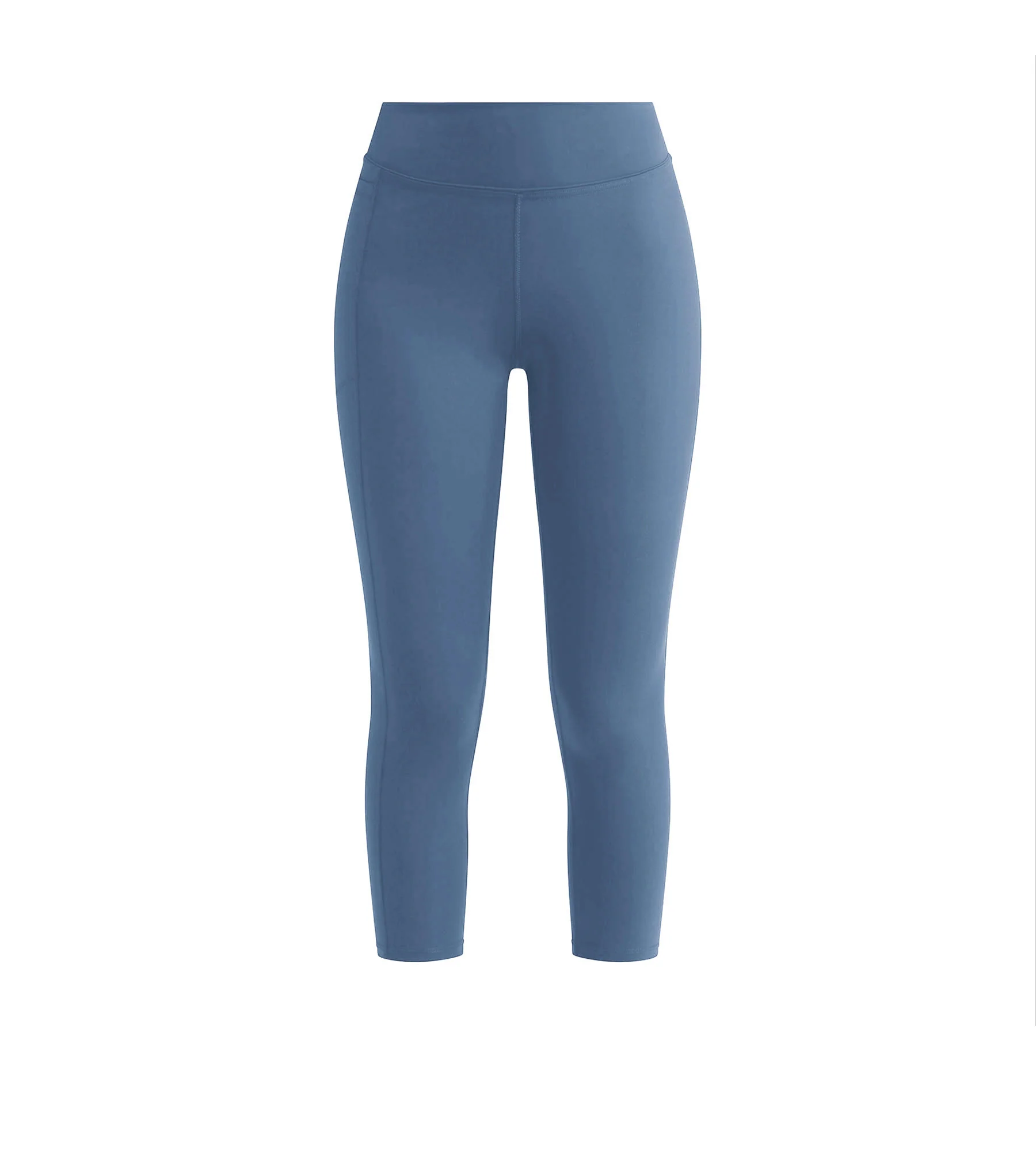 Legging de sport femme court en microfibre Bleu Jean Dim Move - Image 6