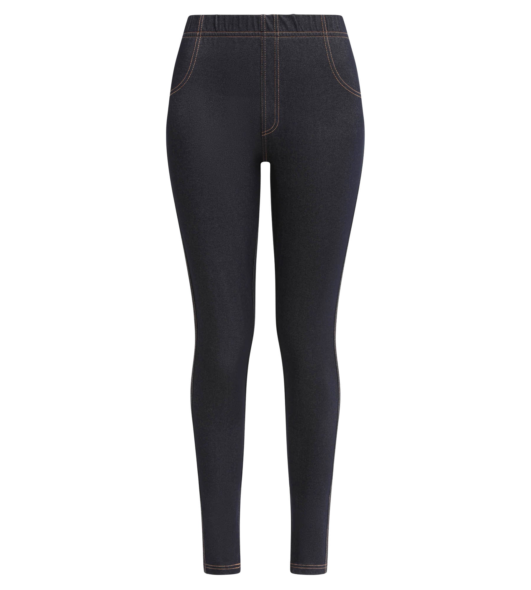 Legging femme effet jean Bleu Marine avec poches Dim Relax & Go - Image 5