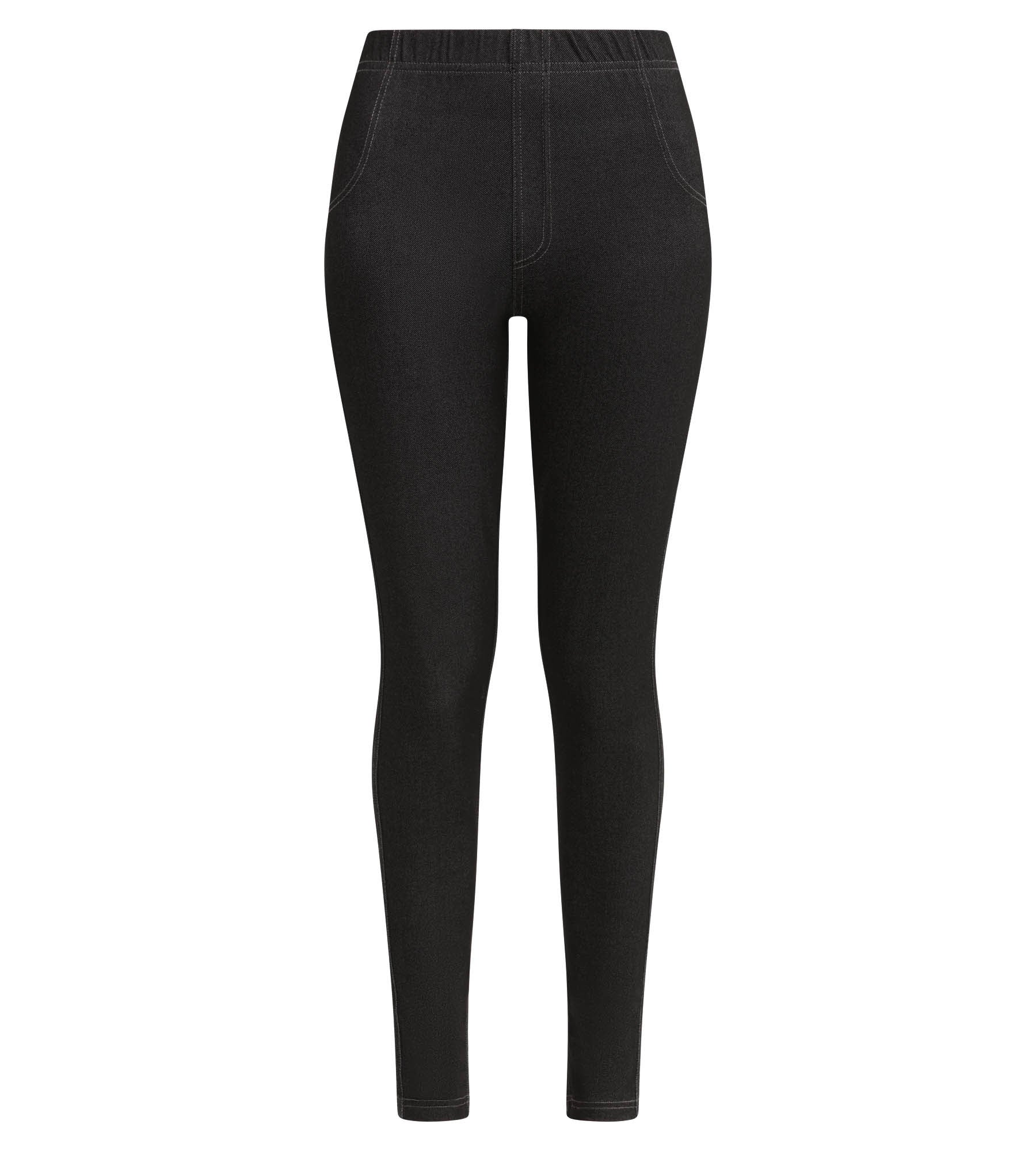 Legging femme effet jean Noir avec poches Dim Relax & Go - Image 5