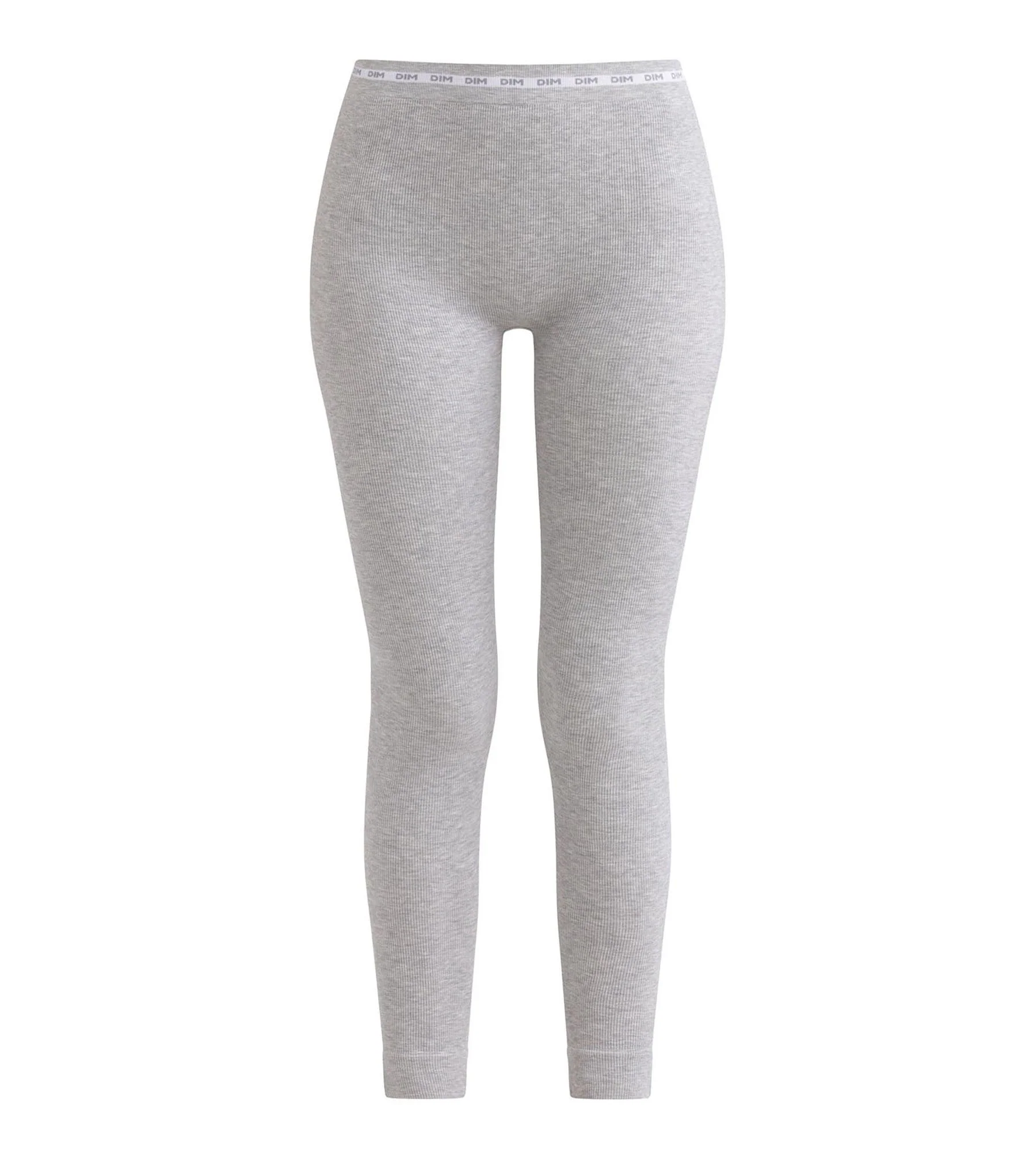 Legging femme tissu côtelé Gris Chiné Dim Icons - Image 5