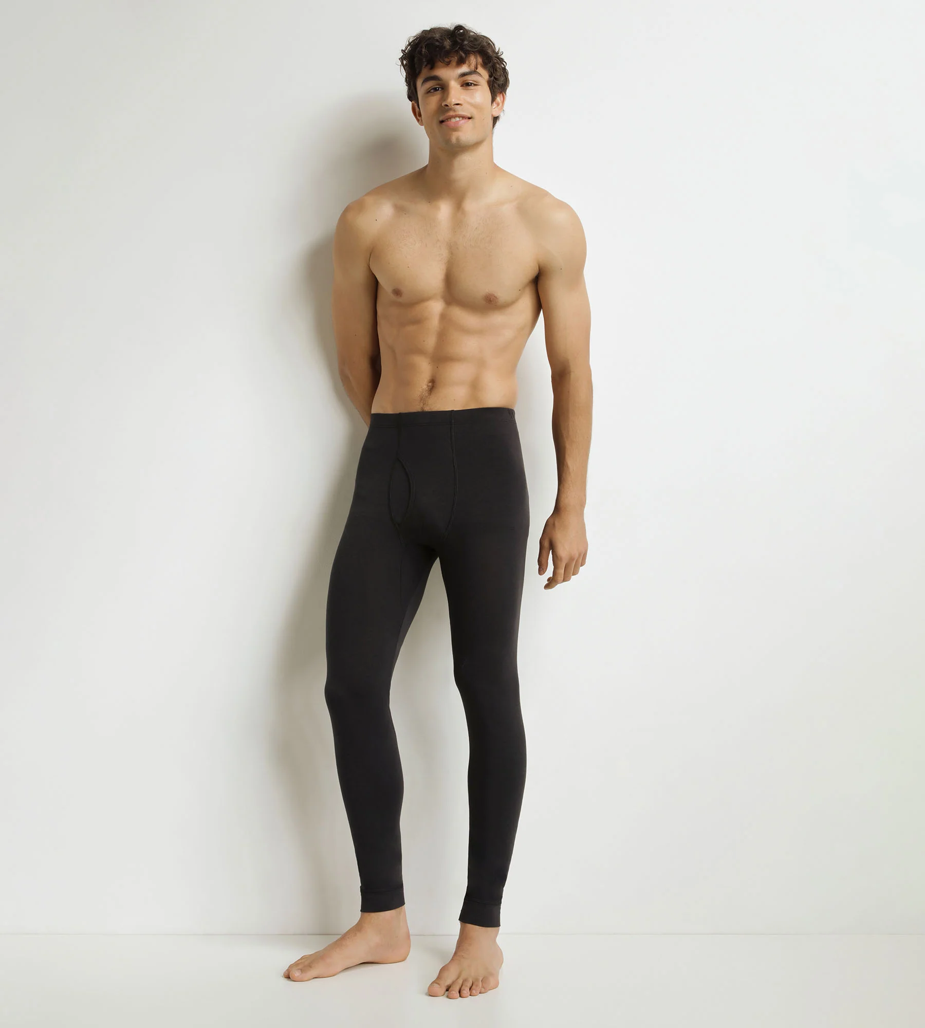 Legging homme isolant Noir Dim Thermal