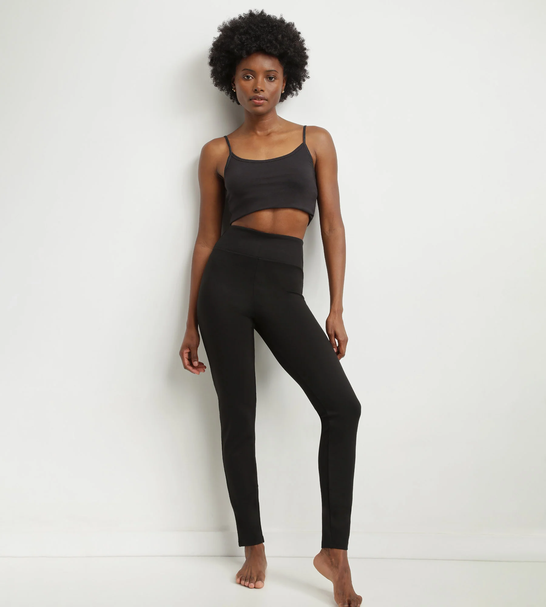 Legging pour femme Noir effet galbant Dim Relax & Go - Image 3