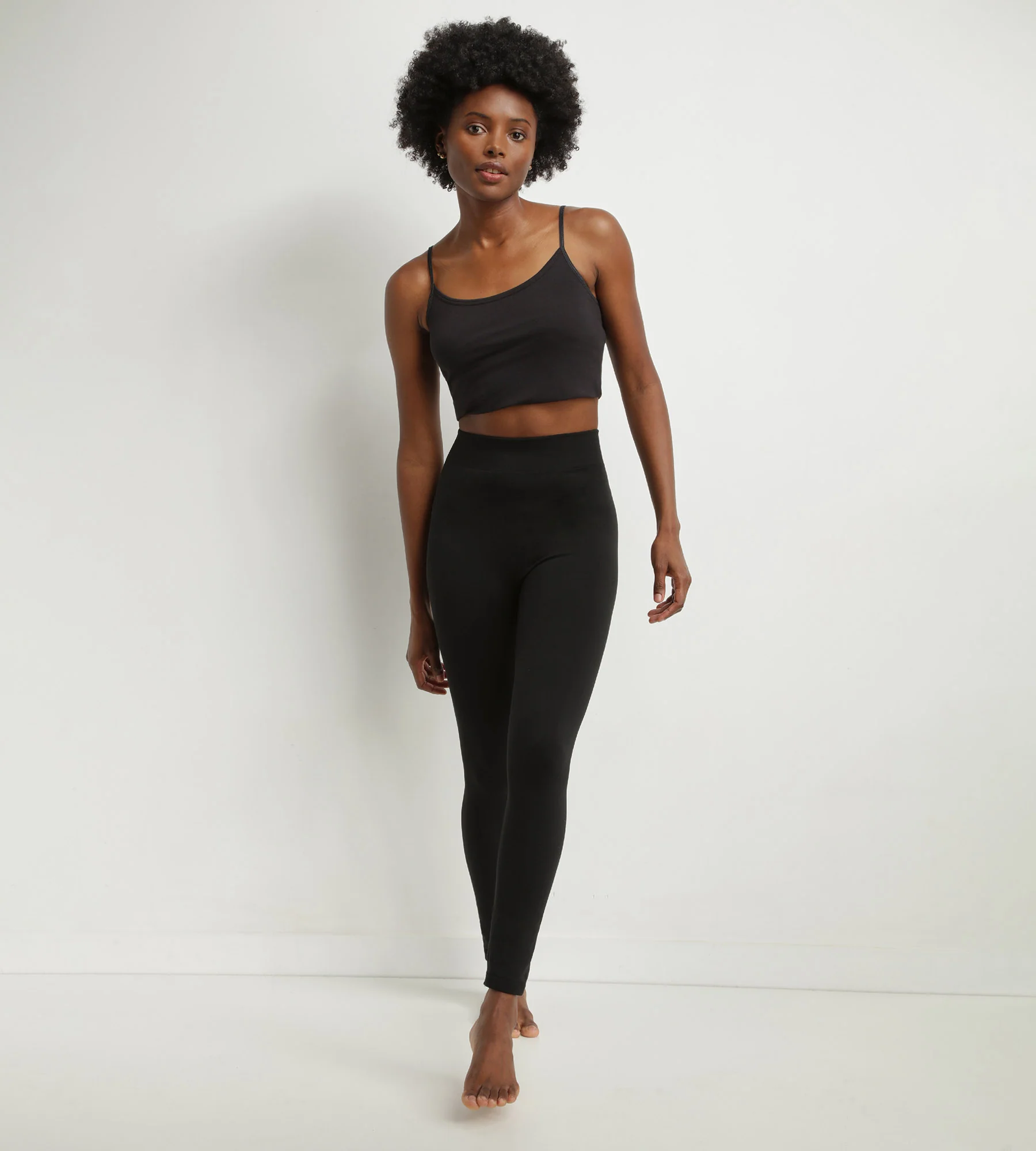 Legging thermal Noir pour femme avec intérieur polaire Dim Relax & Go - Image 3