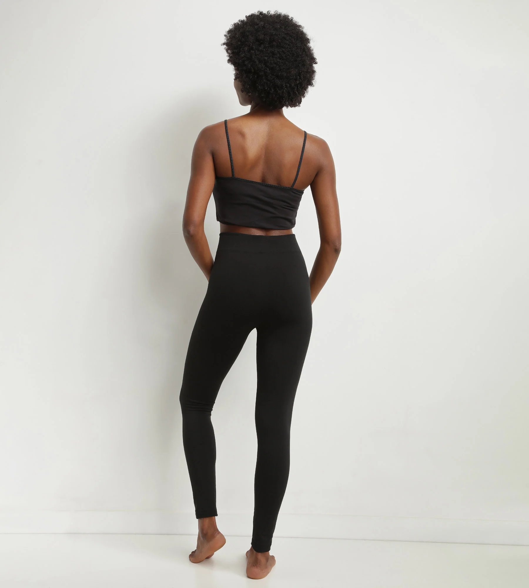 Legging thermal Noir pour femme avec intérieur polaire Dim Relax & Go - Image 4