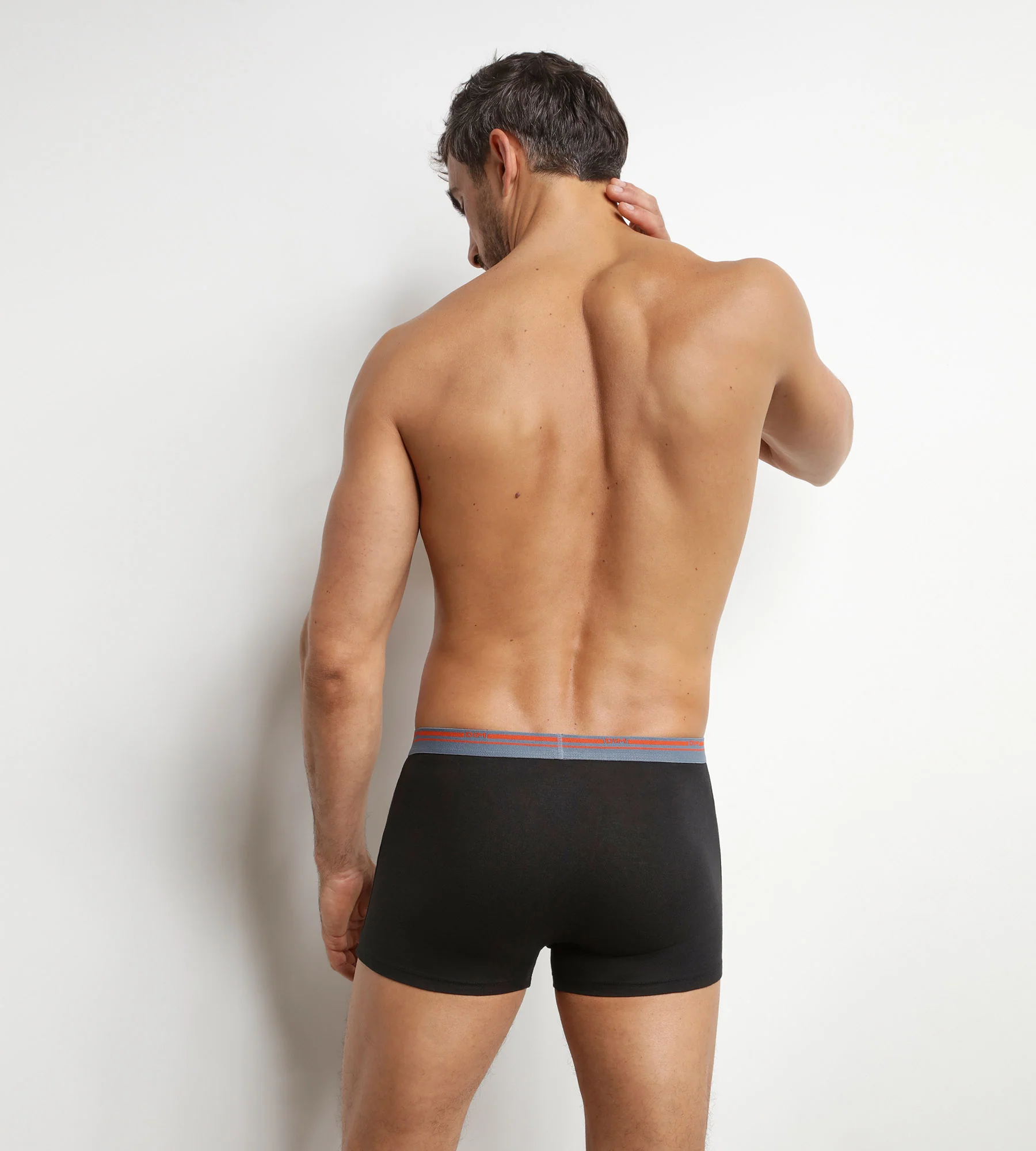 Lot de 2 boxers coton stretch Noir pour homme Daily Colors - Image 5