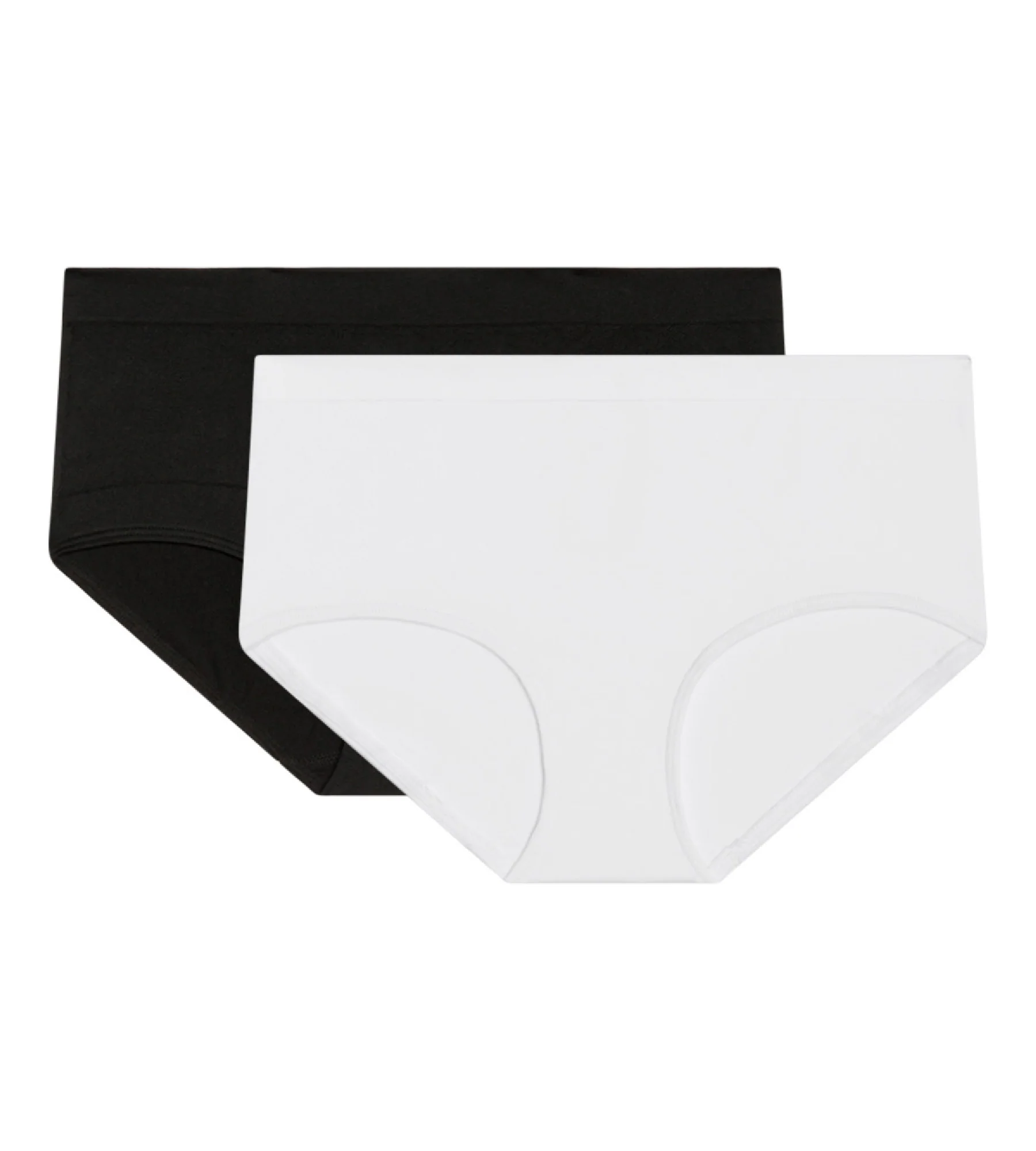 Lot de 2 boxers Femme noir et blanc - Les Pockets - Image 5