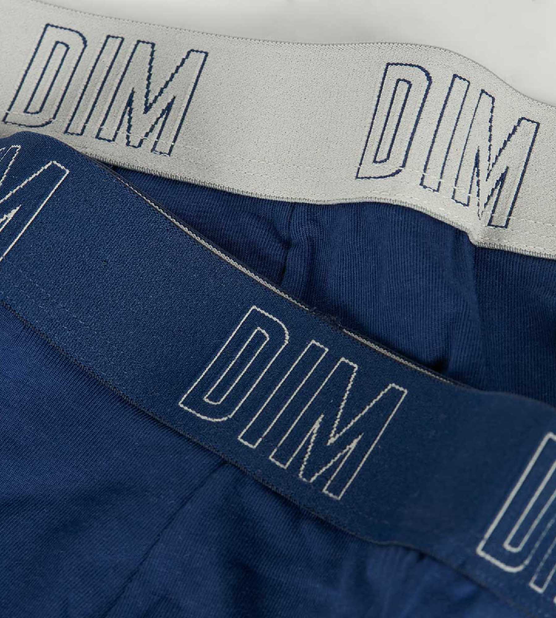 Lot de 2 boxers garçon en coton bio Bleu Marine Dim Skin Care - Image 3
