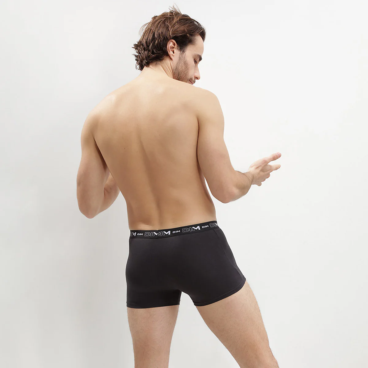 Lot de 2 boxers noirs pour homme Coton Stretch - Image 2