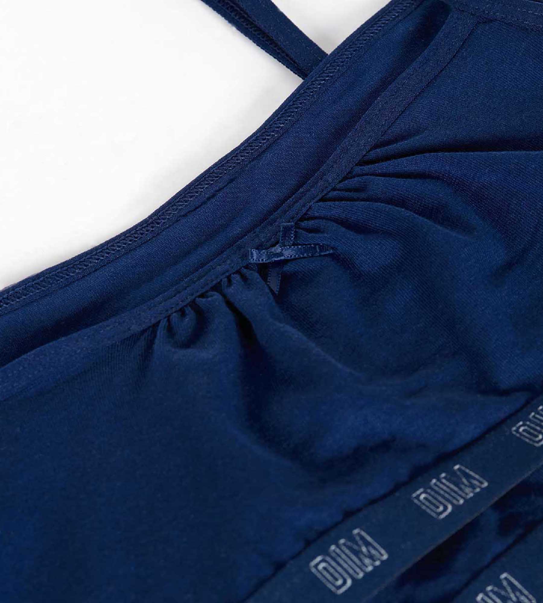 Lot de 2 brassières fille en coton bio Bleu Marine Dim Skin Care - Image 3