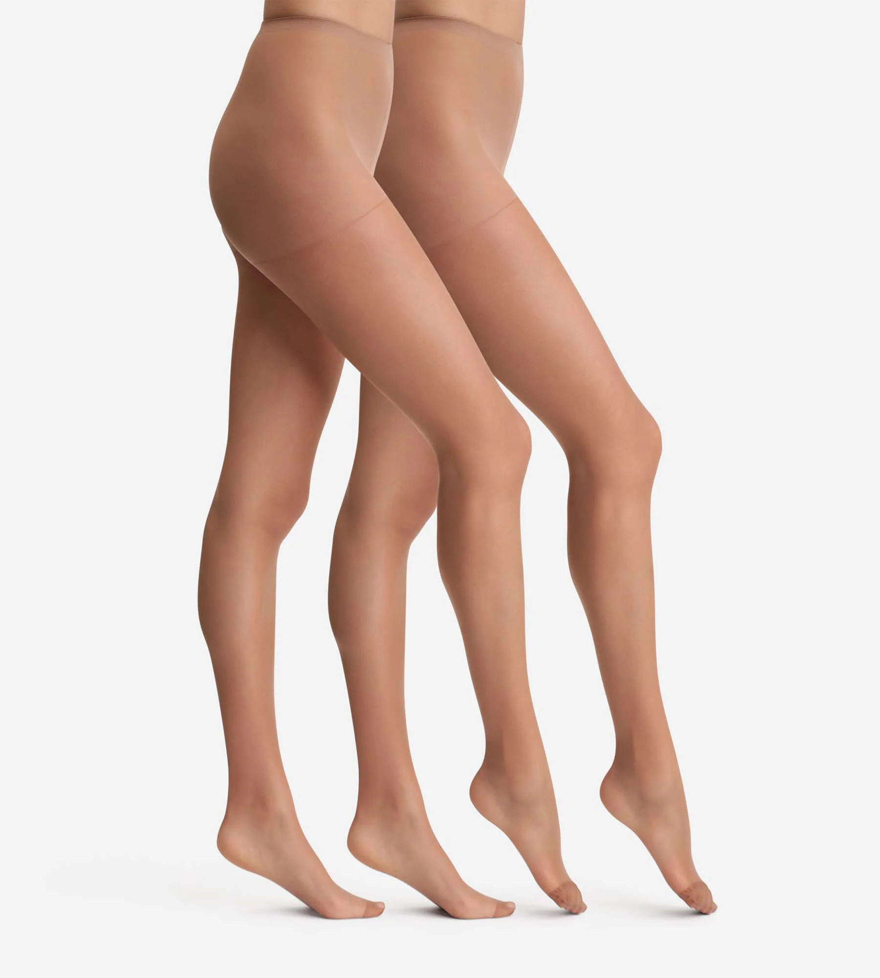 Lot de 2 collants transparents cube 15D Beauty Resist