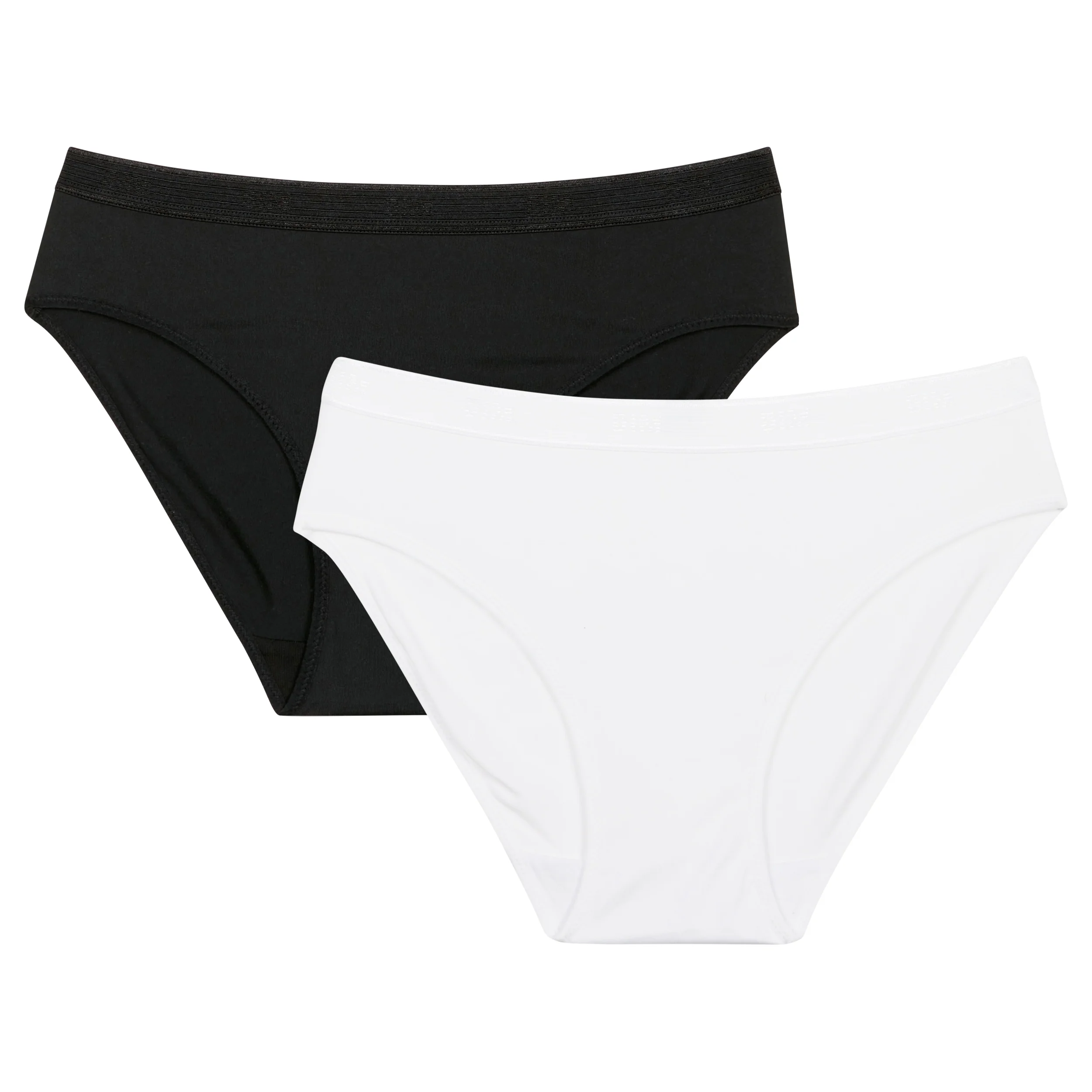 Lot de 2 culottes fille blanches - Pocket Micro - Image 2