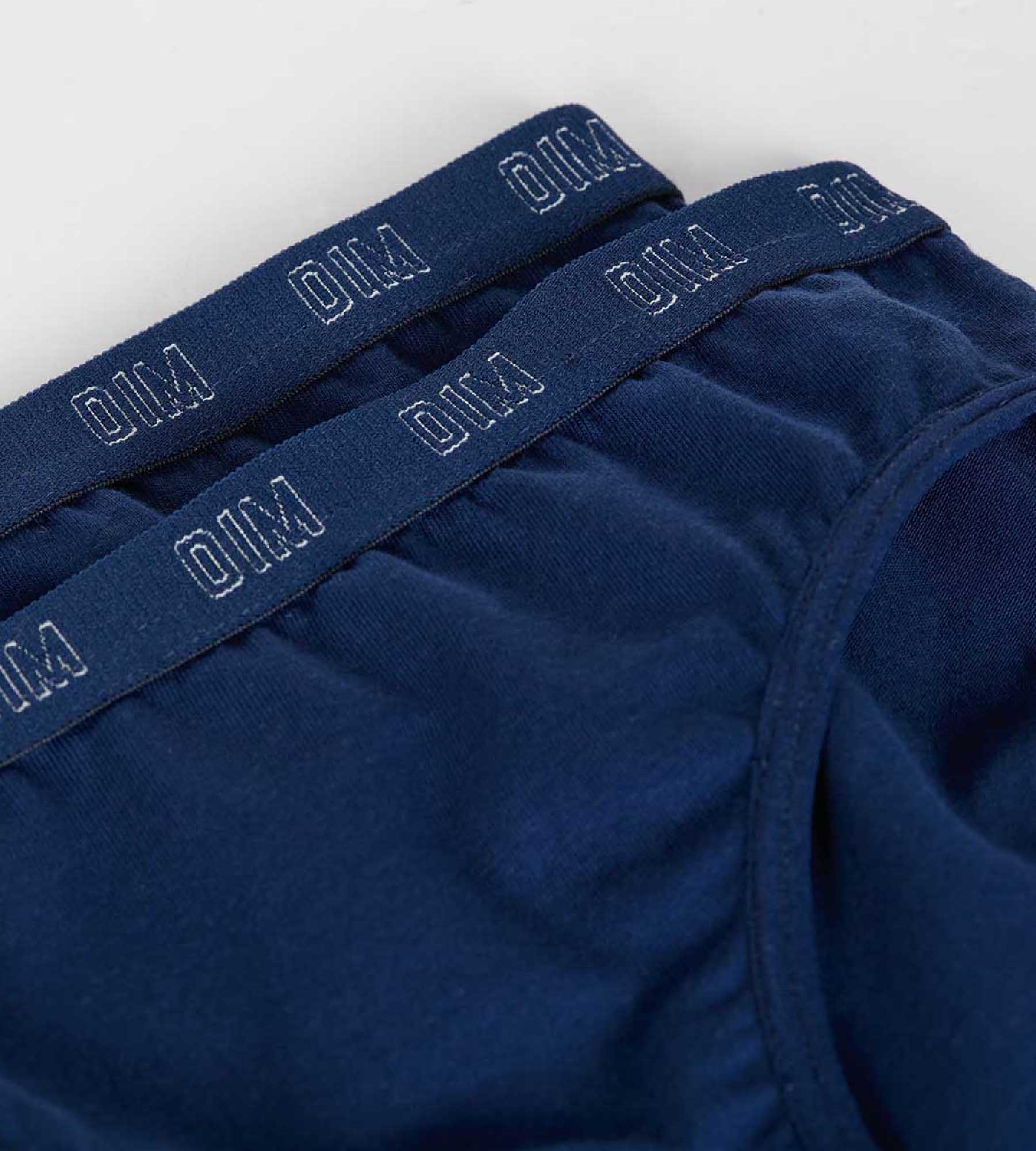 Lot de 2 culottes filles en coton bio Bleu Marine Dim Skin Care - Image 3
