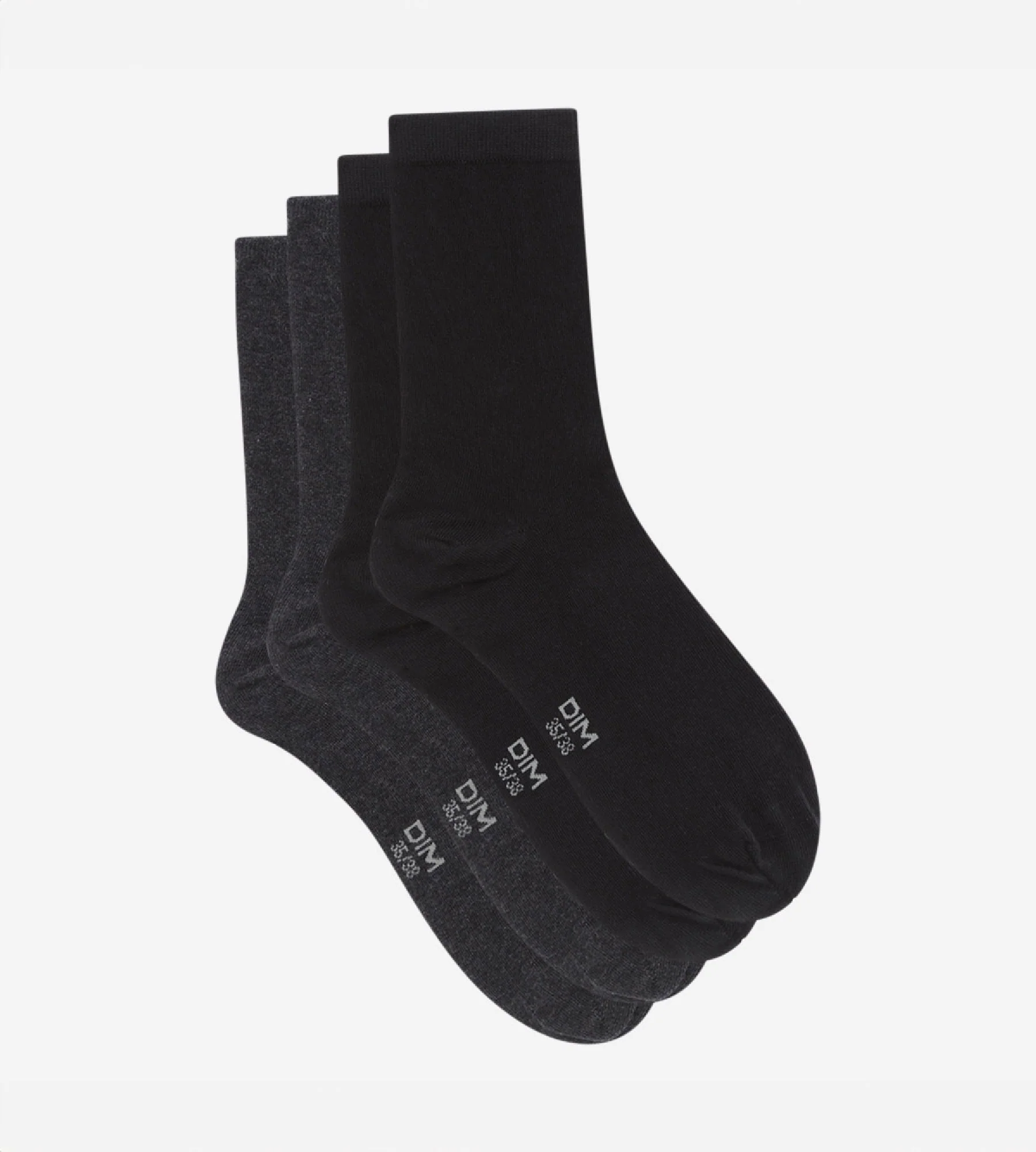 Lot de 2 paires anthracites et noires Femme - Image 2