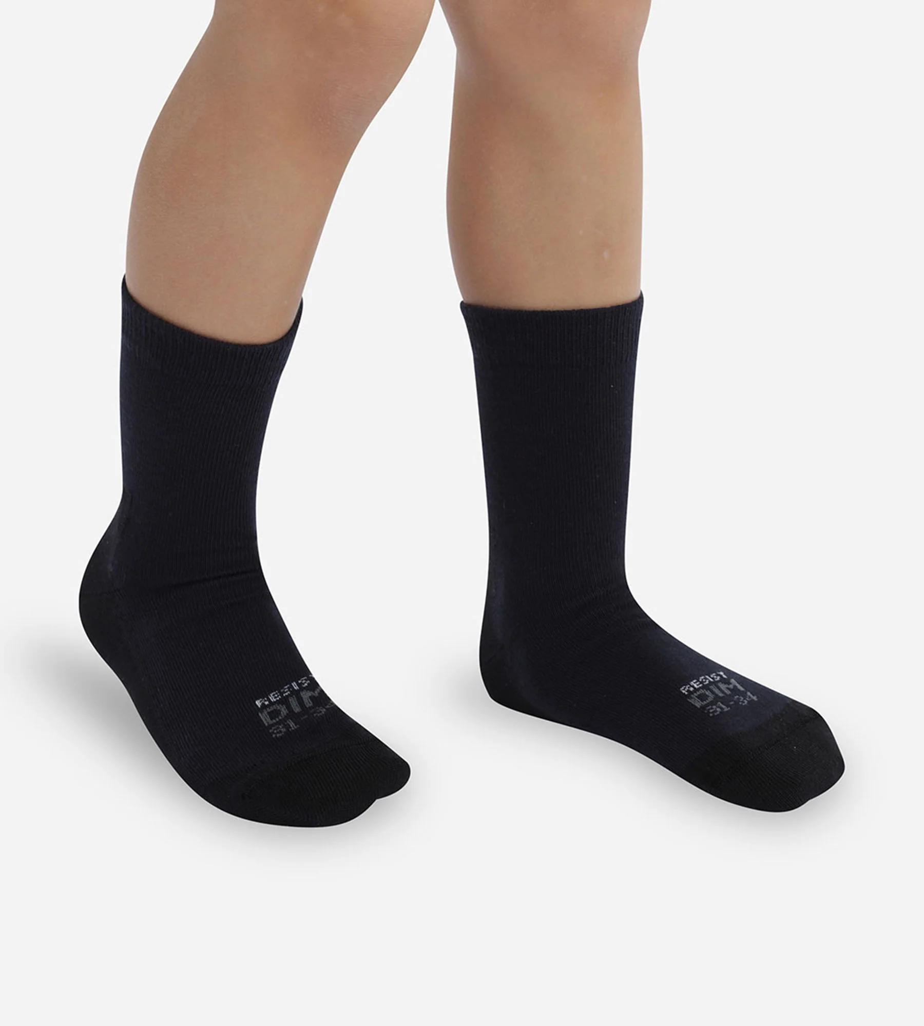 Lot de 2 paires de chaussettes enfant Bleu Marine Ultra Resist