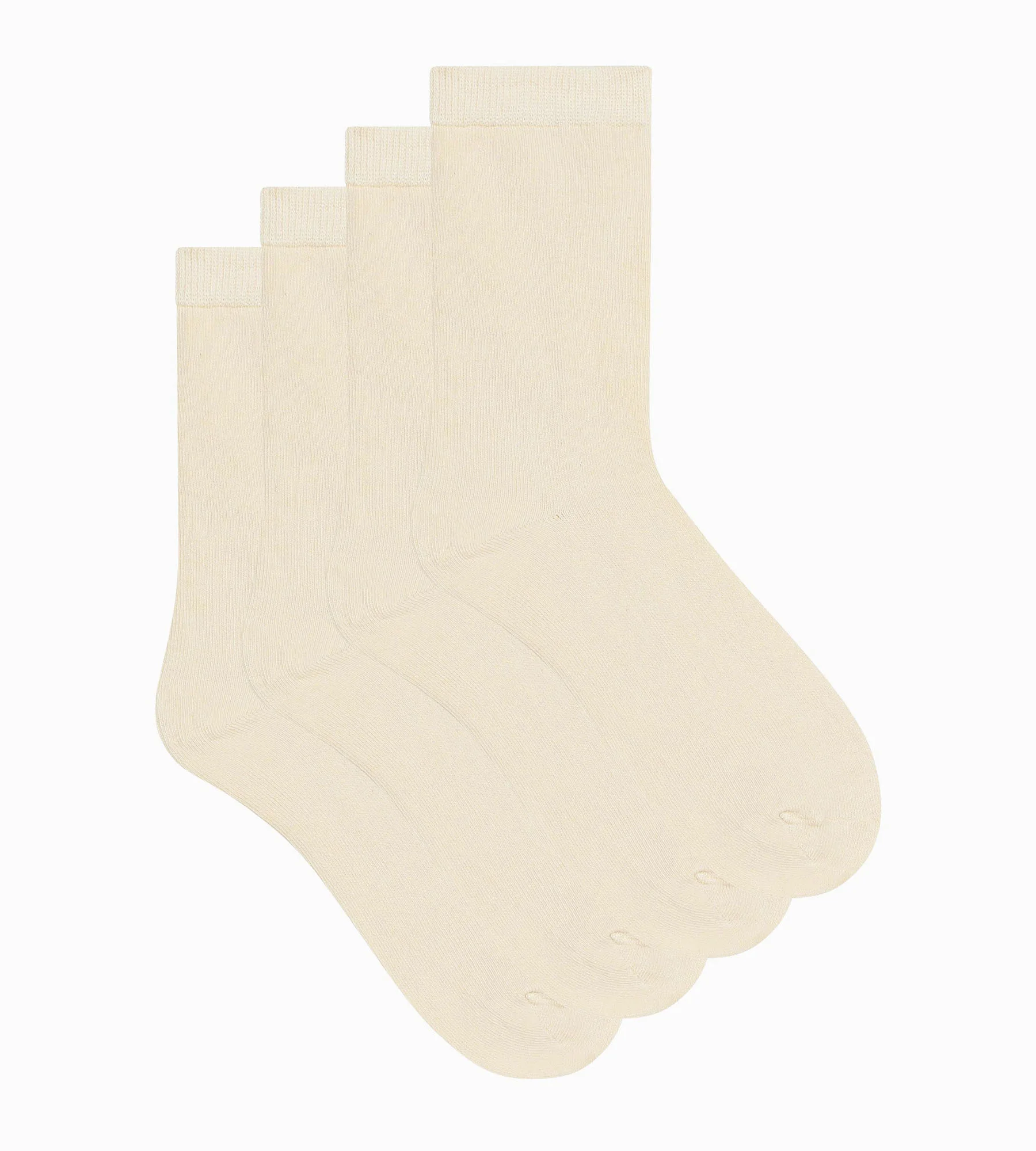 Lot de 2 paires de chaussettes femme Crème Thermo Polaire - Image 2