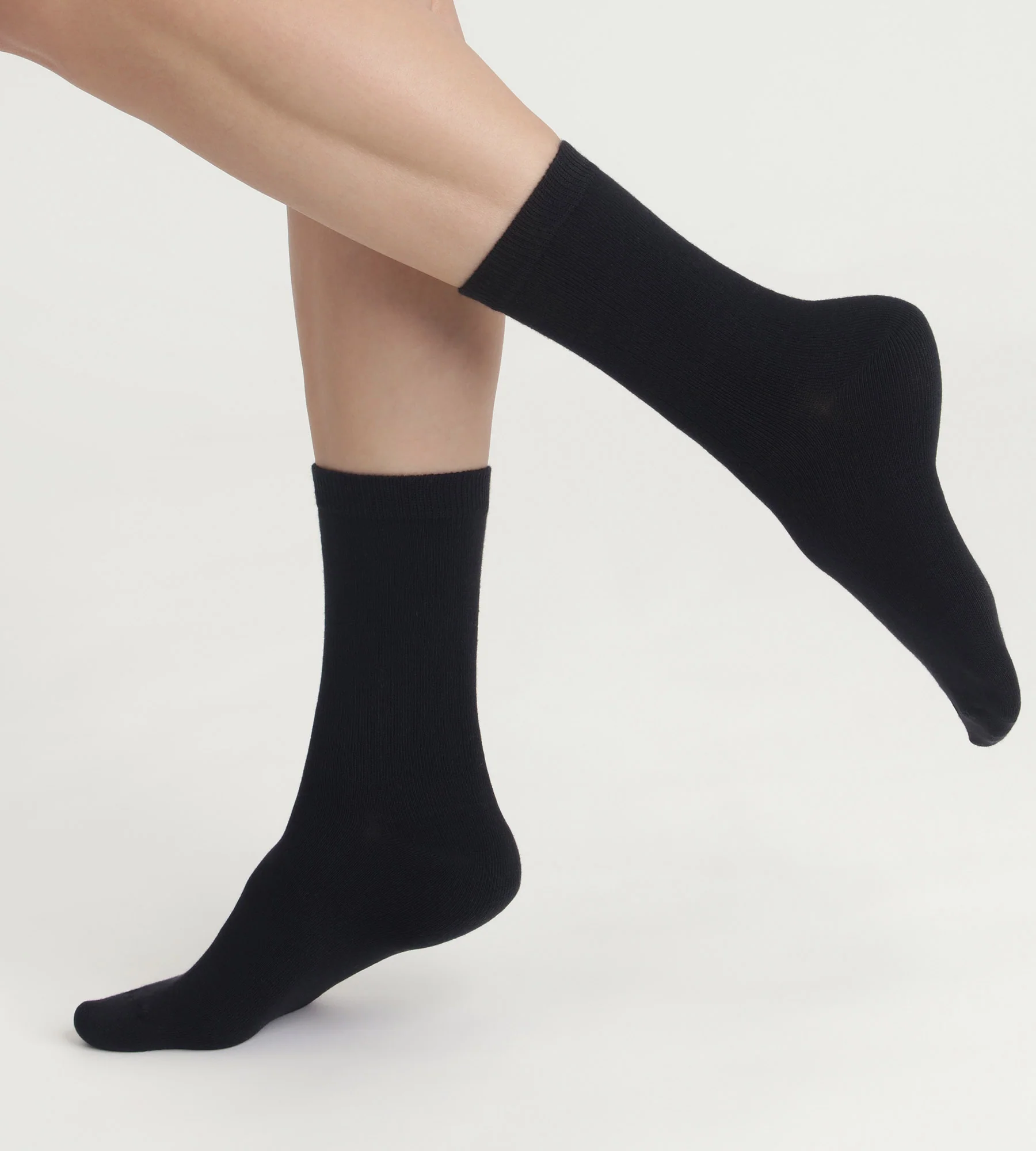 Lot de 2 paires de chaussettes femme Noir Thermo Polaire