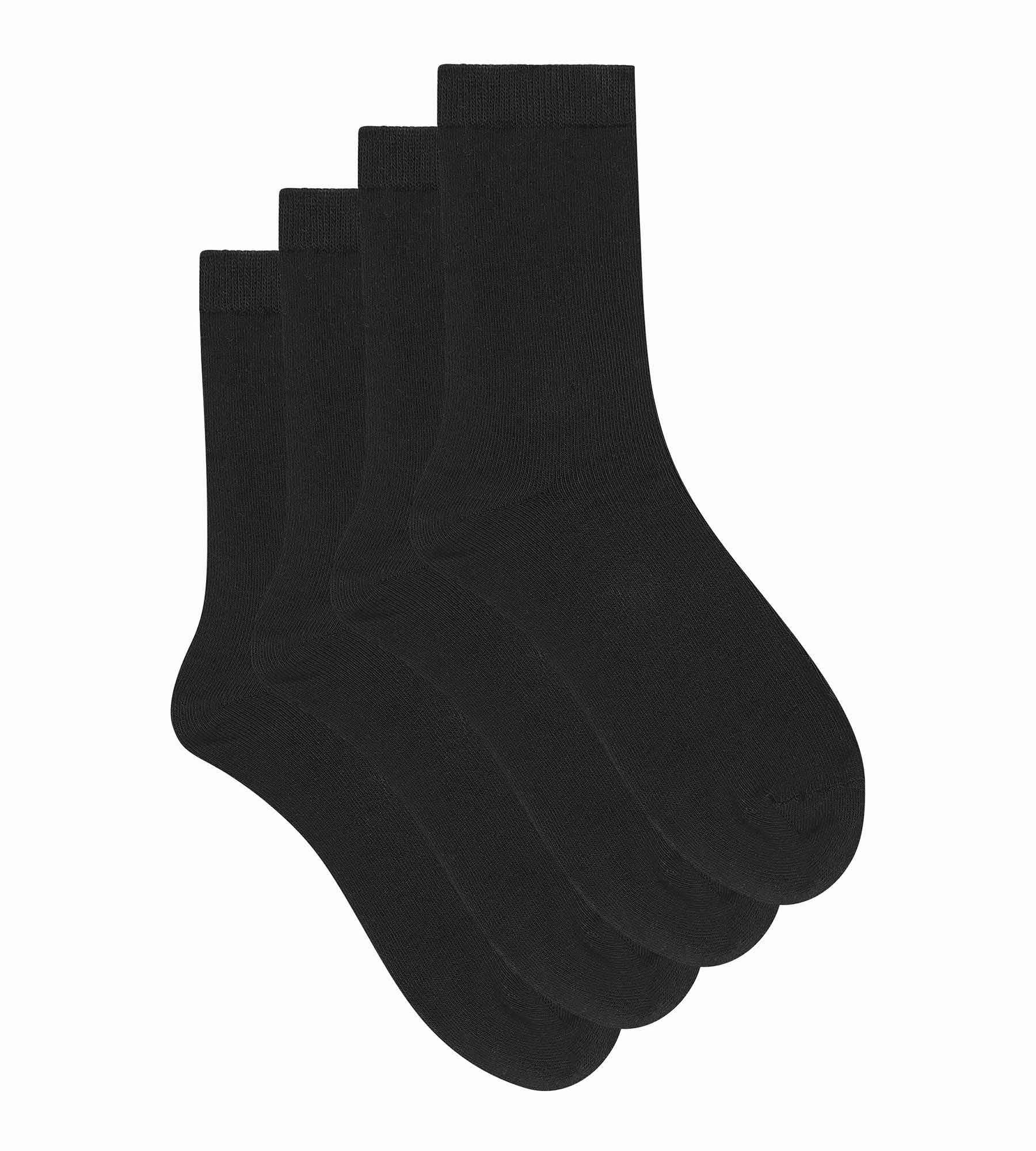 Lot de 2 paires de chaussettes femme Noir Thermo Polaire - Image 2