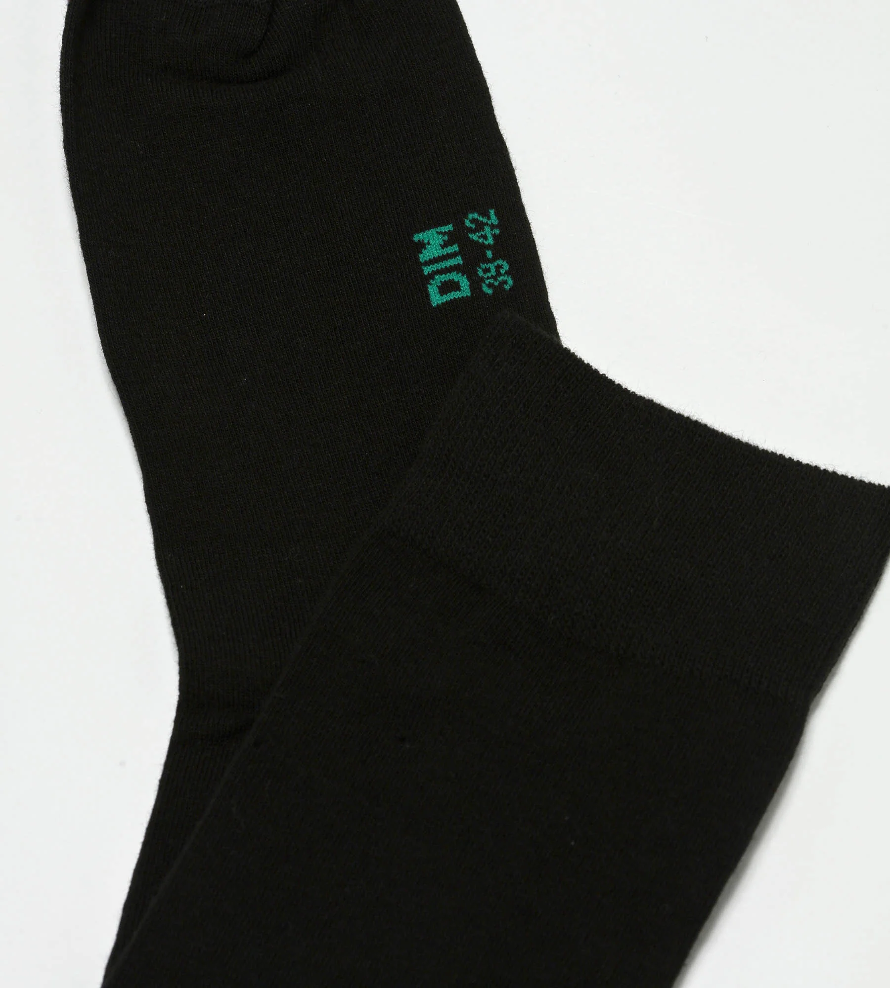 Lot de 2 paires de chaussettes homme en coton bio Noir Dim Good - Image 3