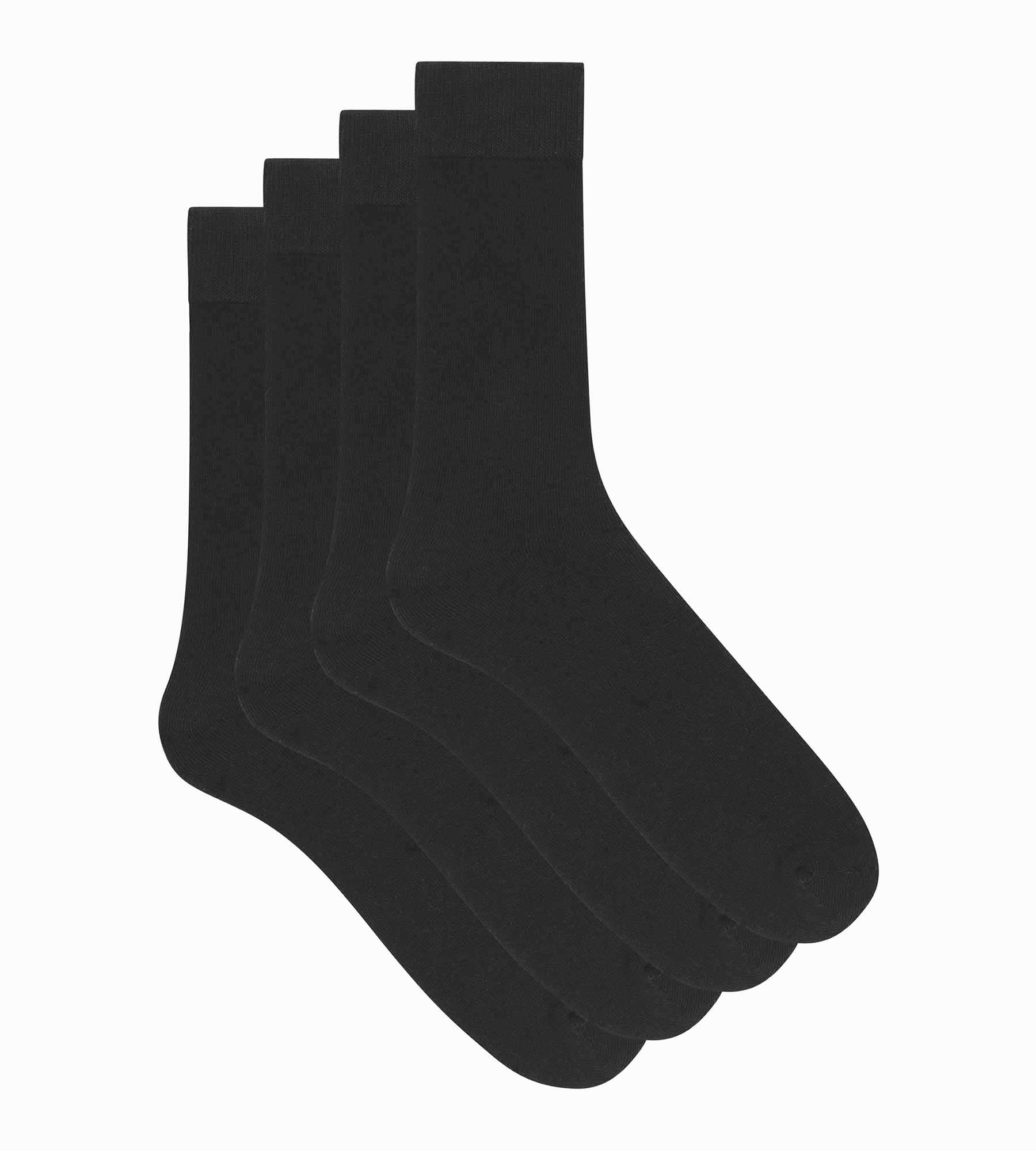 Lot de 2 paires de chaussettes noires homme Thermo - Image 2