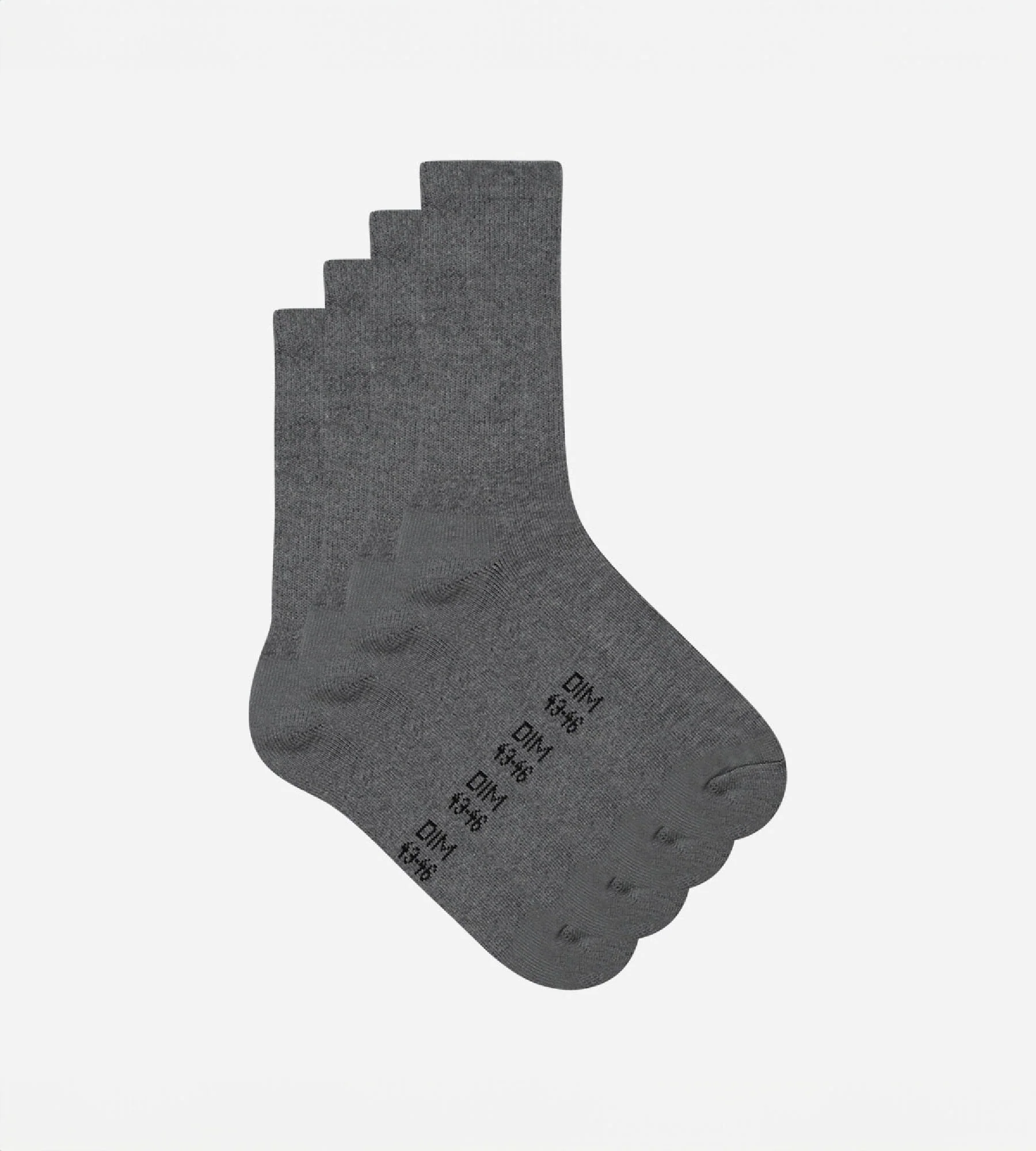 Lot de 2 paires de mi-chaussettes en coton pour homme Outdoor - Image 2