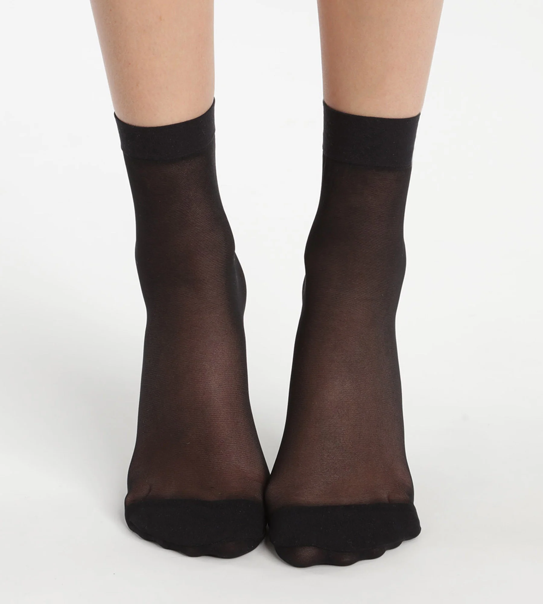 Lot de 2 paires de socquettes en voile renforcé Noir Ultra Resist - Image 3