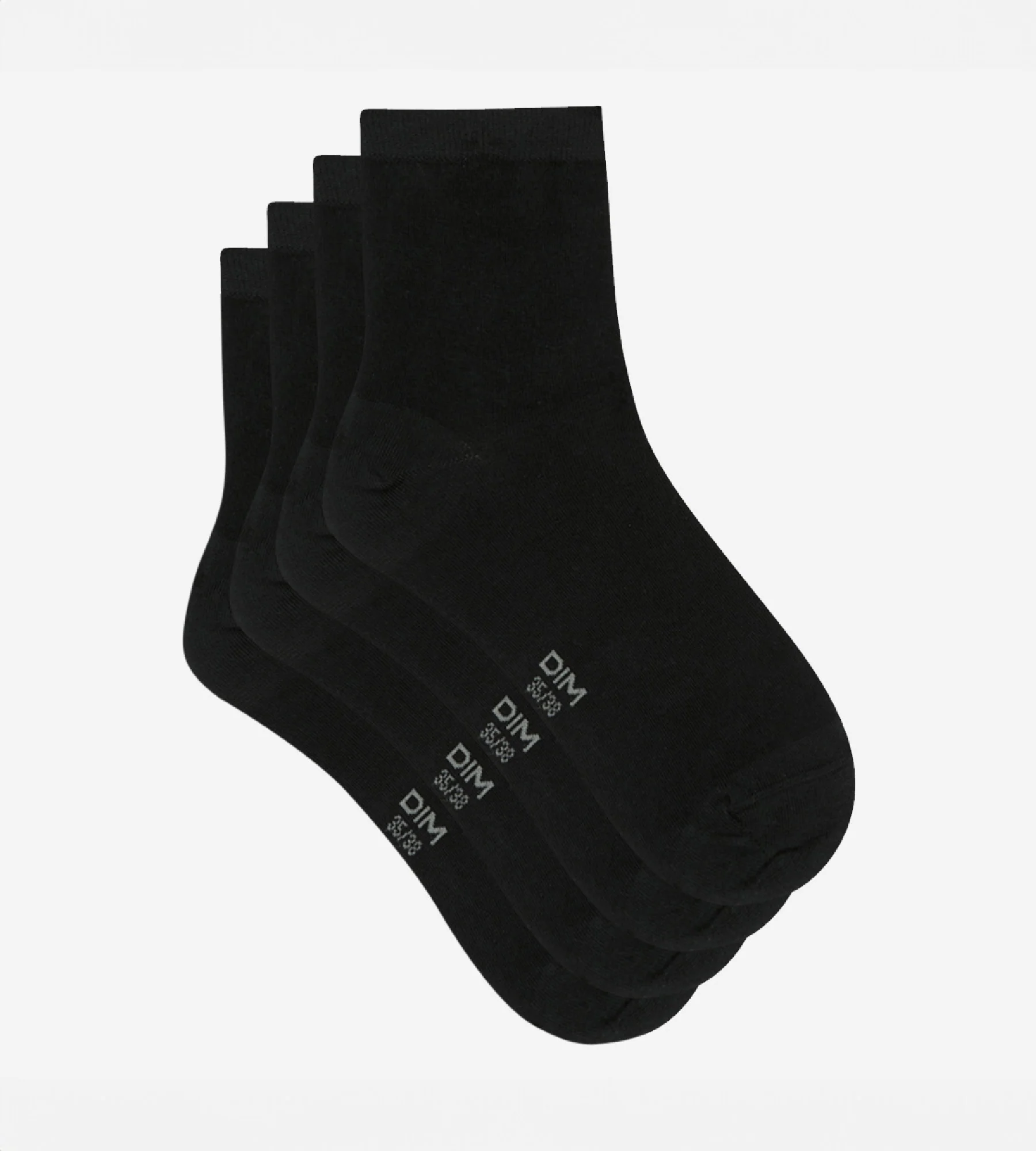 Lot de 2 paires de socquettes noires Femme - Image 2