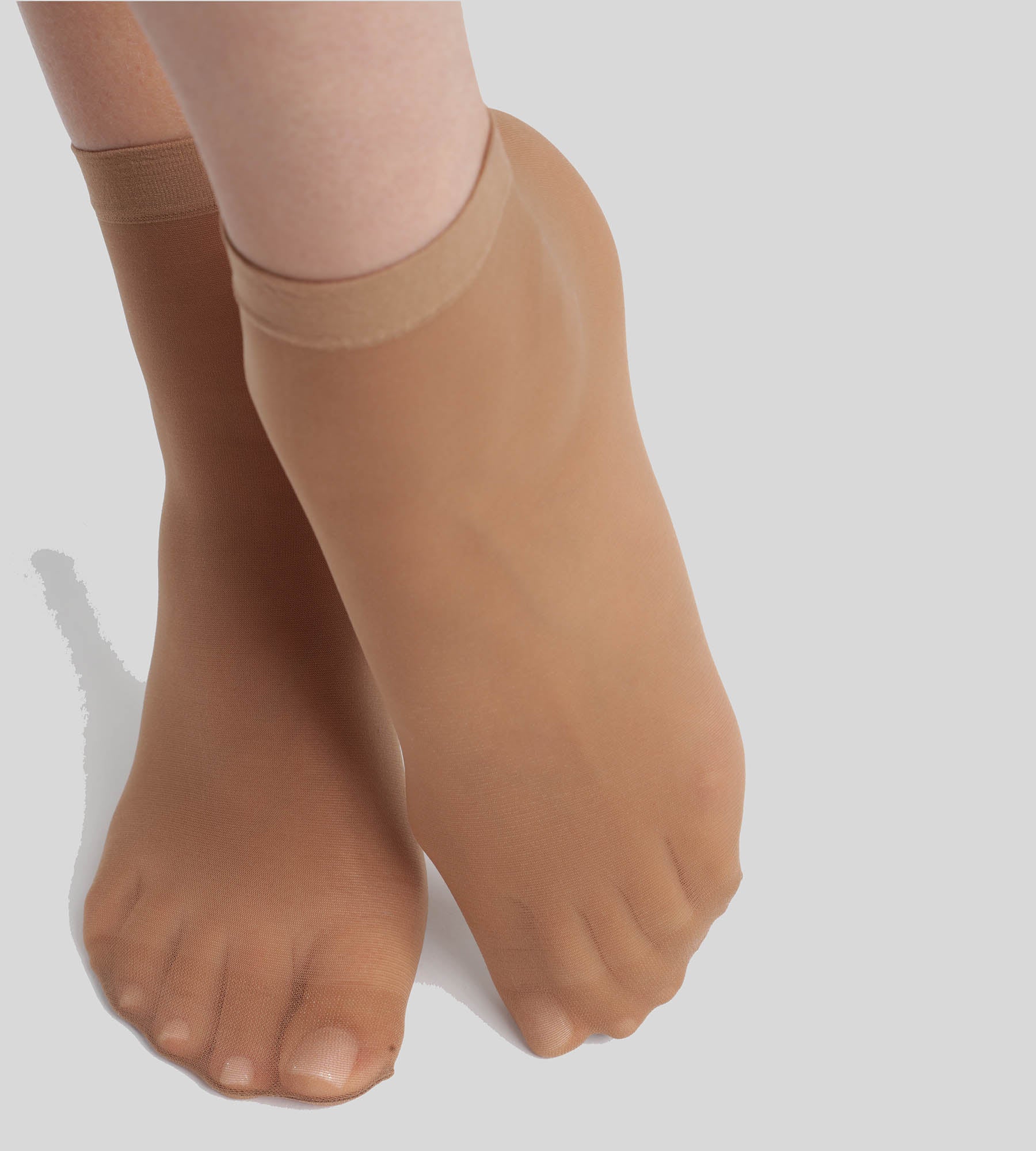 Lot de 2 paires de socquettes semi-opaques recyclées Cannelle Dim Good - Image 3