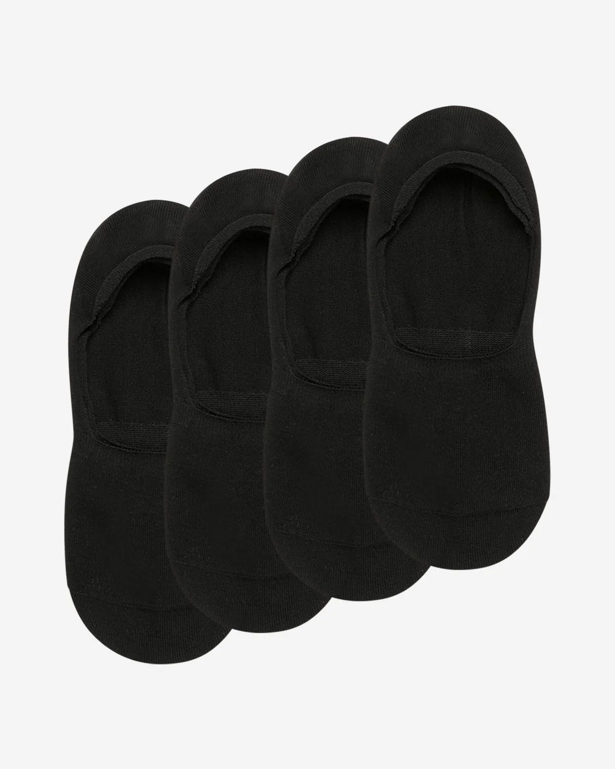 Lot de 2 protège-pieds noirs en coton Homme - Image 2