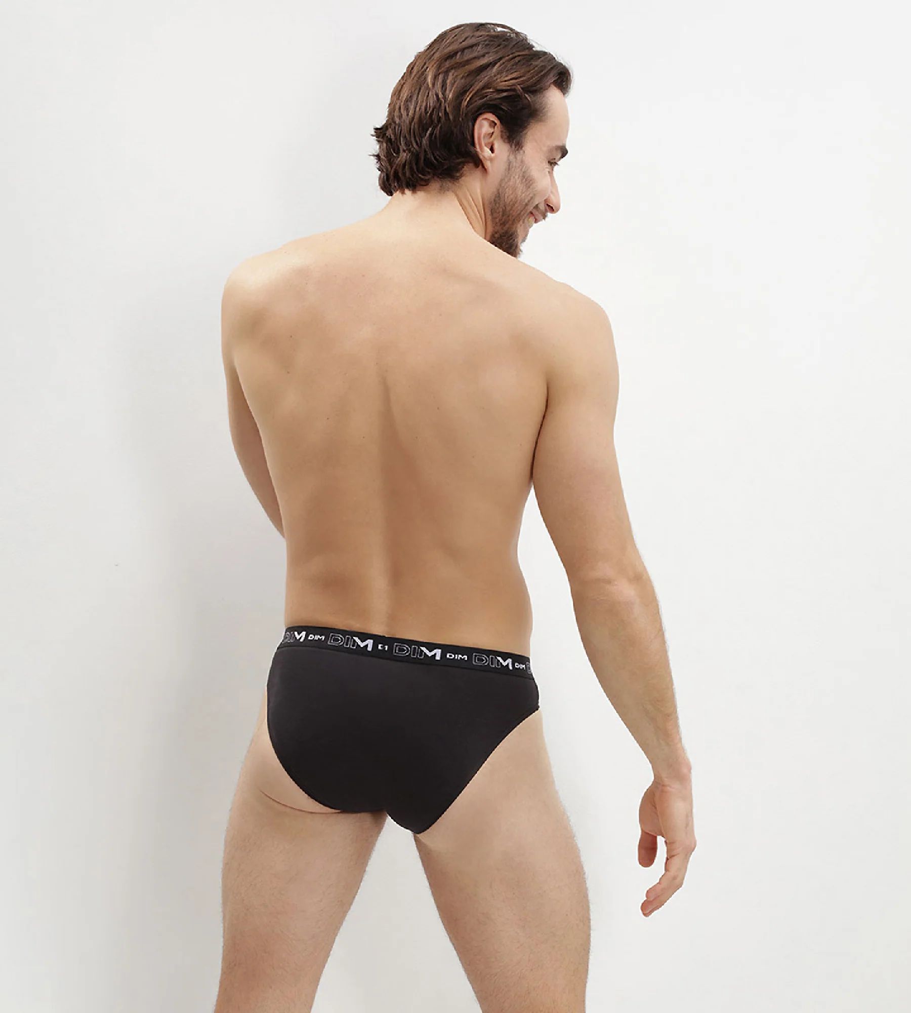 Lot de 2 slips Noir pour Homme Coton Stretch - Image 2