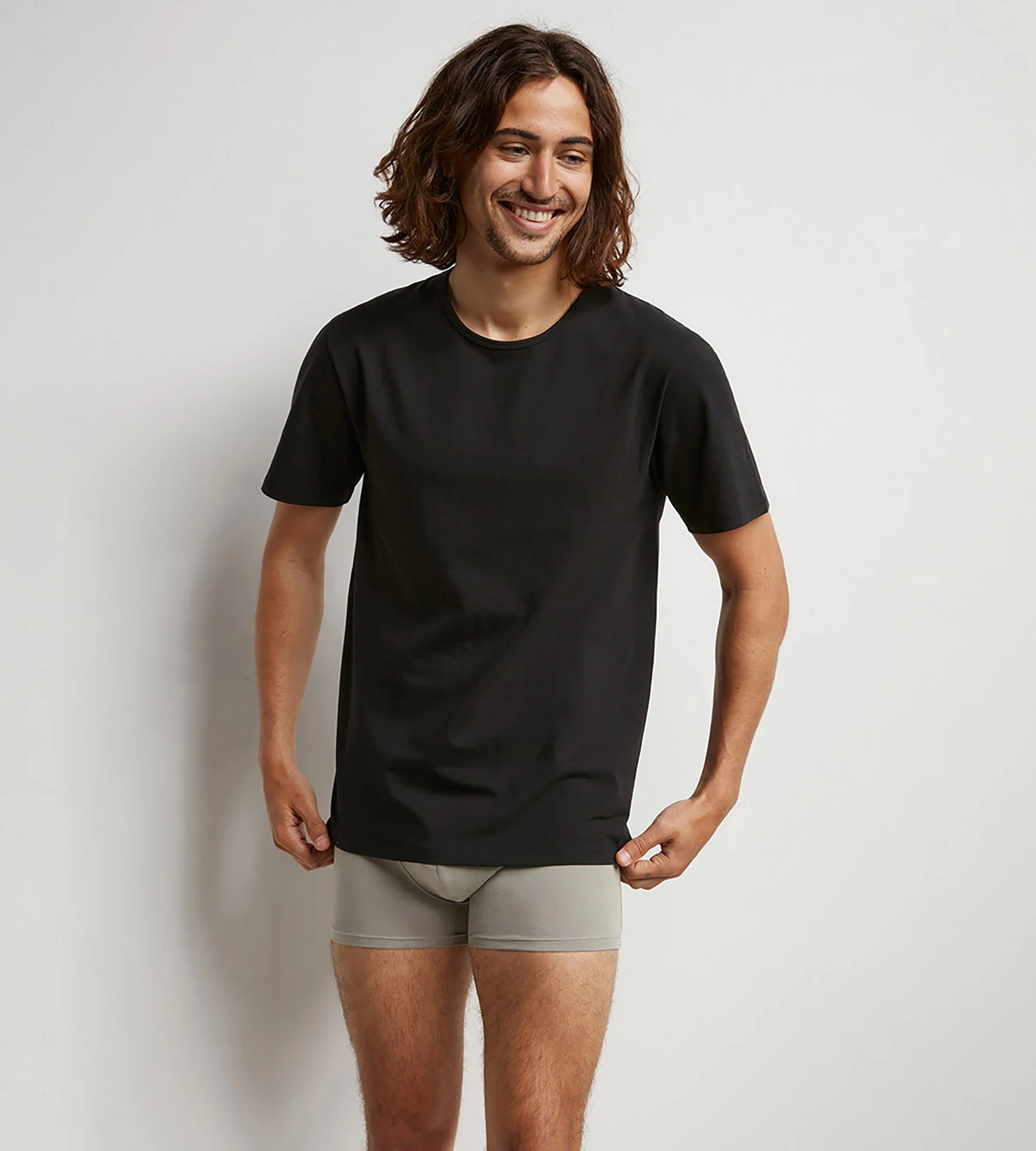 Lot de 2 Tshirts homme thermorégulateur à col rond noir Regul Activ