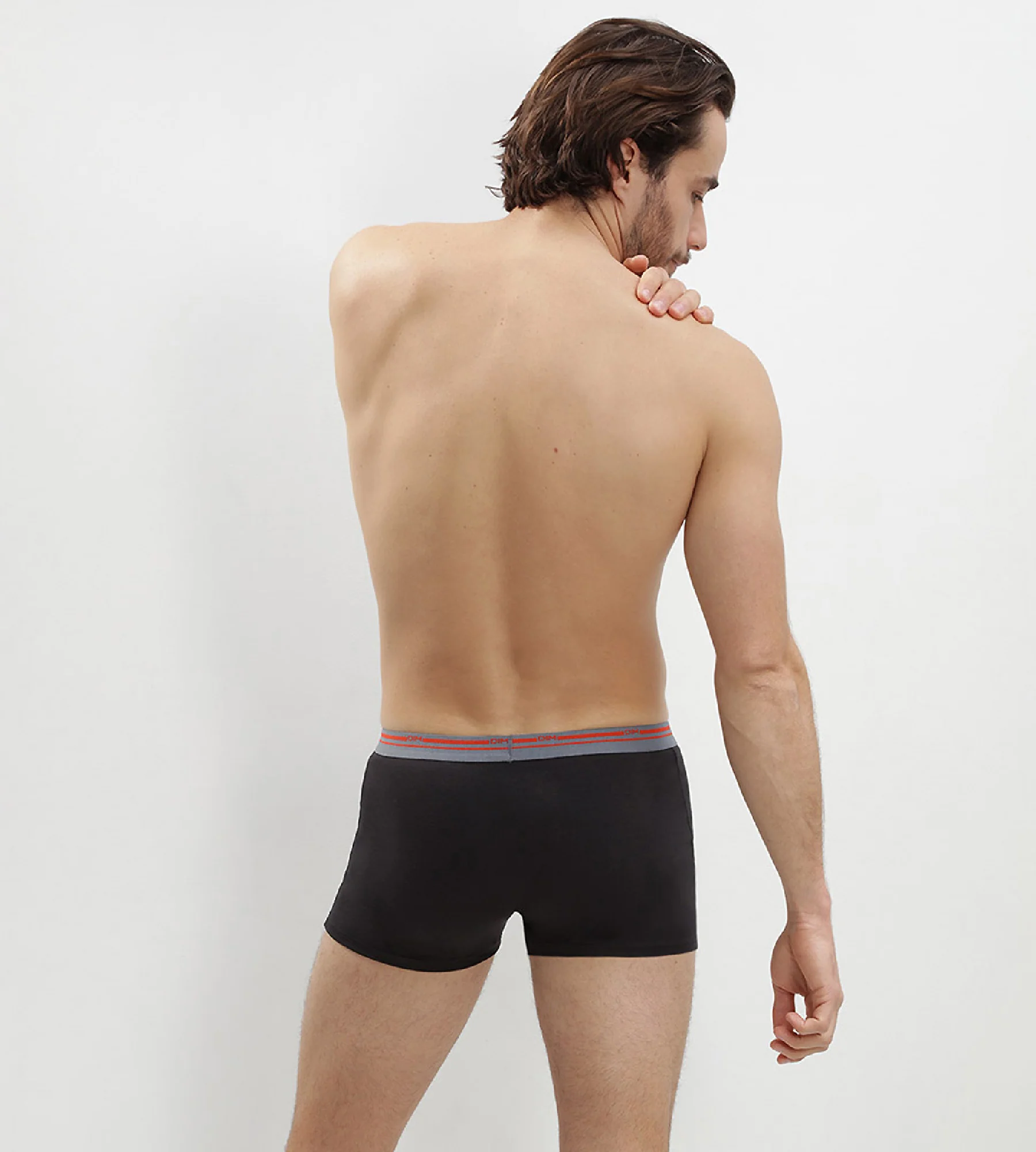 Lot de 3 boxers coton stretch Noir pour homme Daily Colors - Image 2