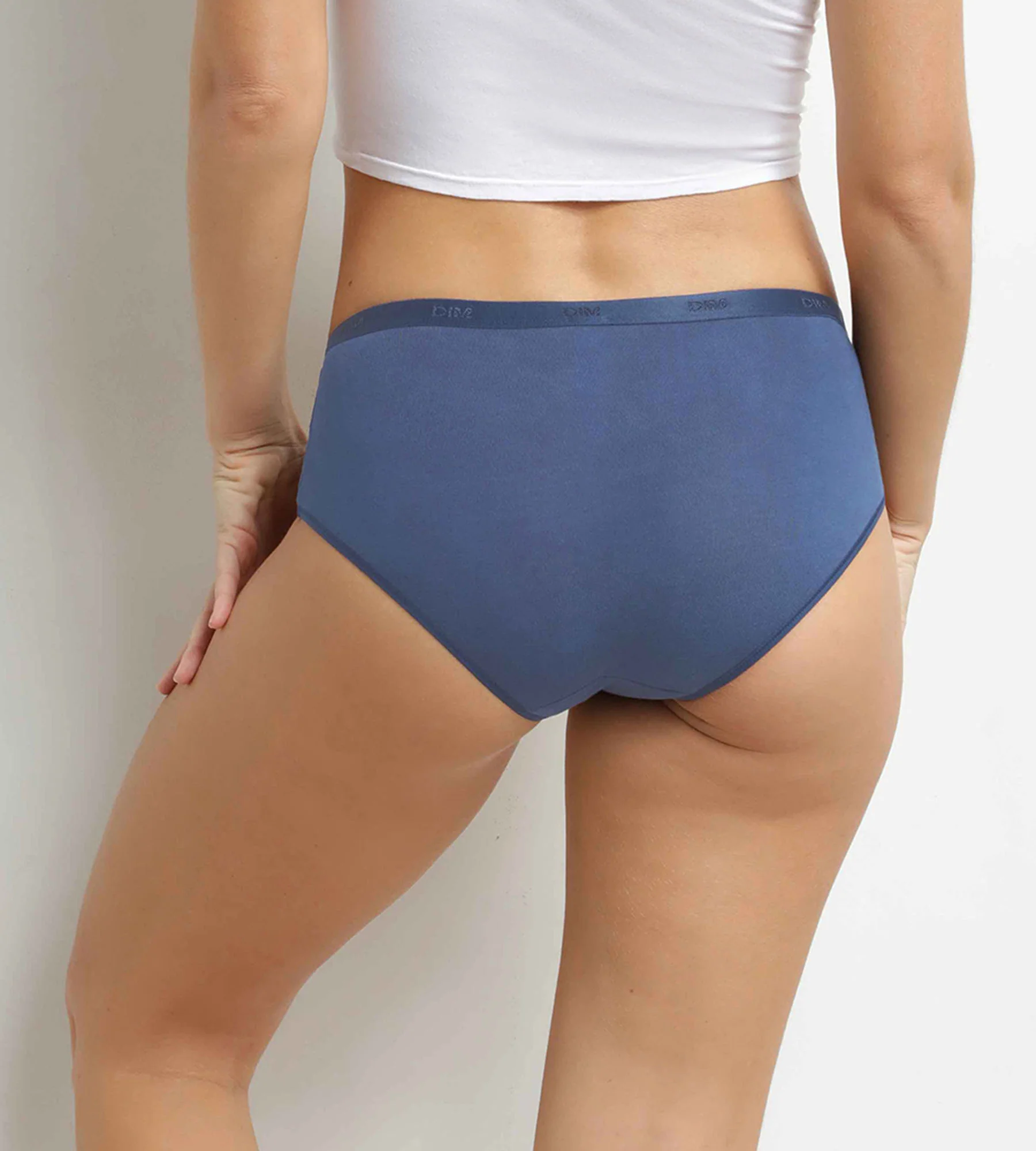 Lot de 3 boxers femme coton stretch Gris Rouge Les Pockets Ecodim - Image 2