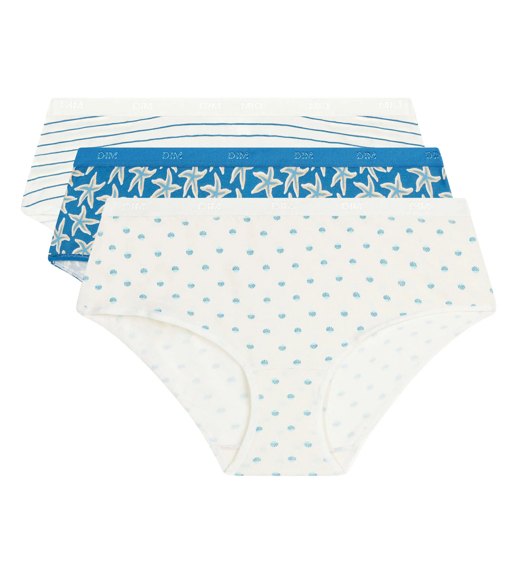 Lot de 3 boxers femme coton stretch motif marin Les Pockets - Image 5