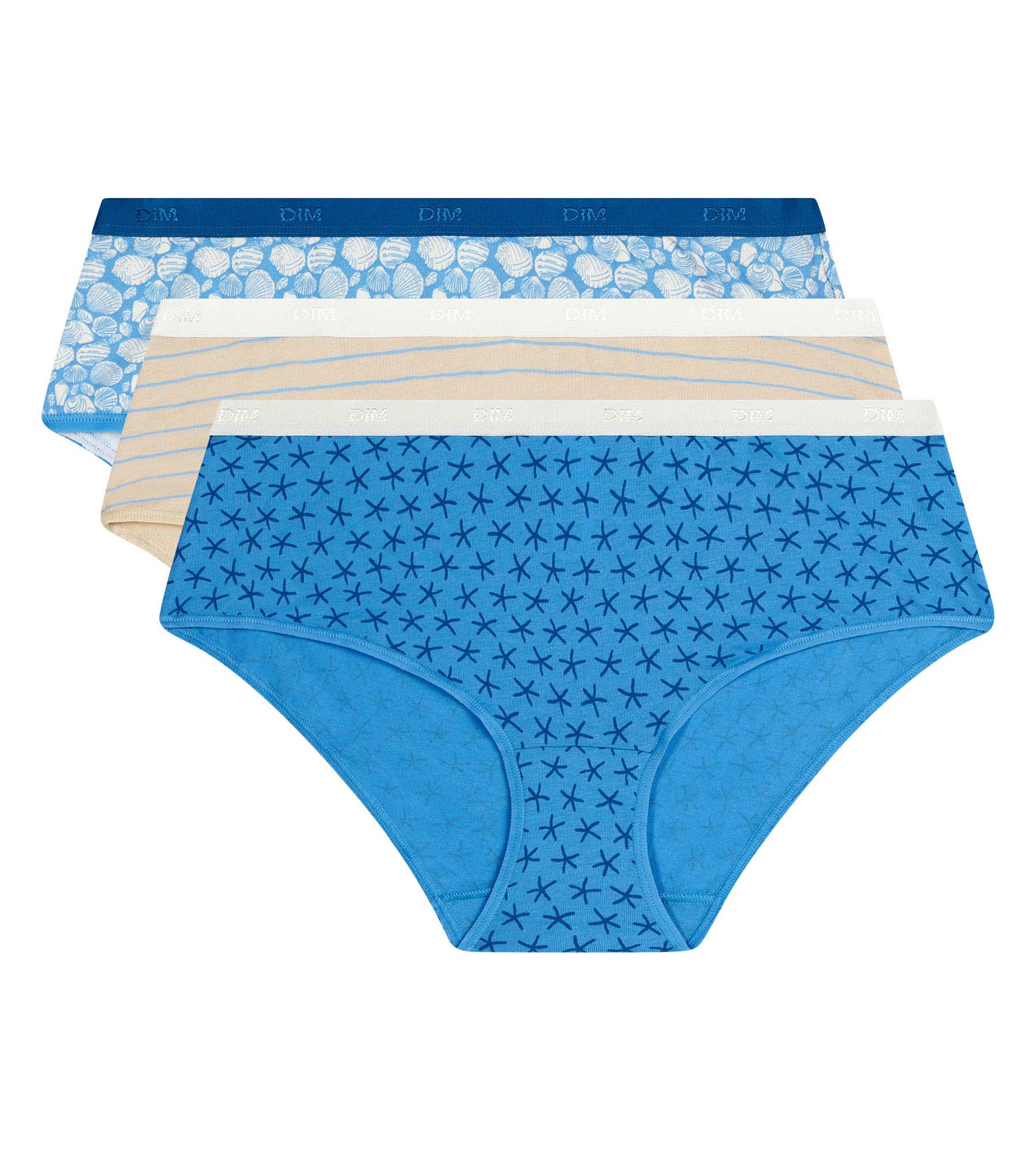 Lot de 3 boxers femme coton stretch motif plage Les Pockets - Image 5