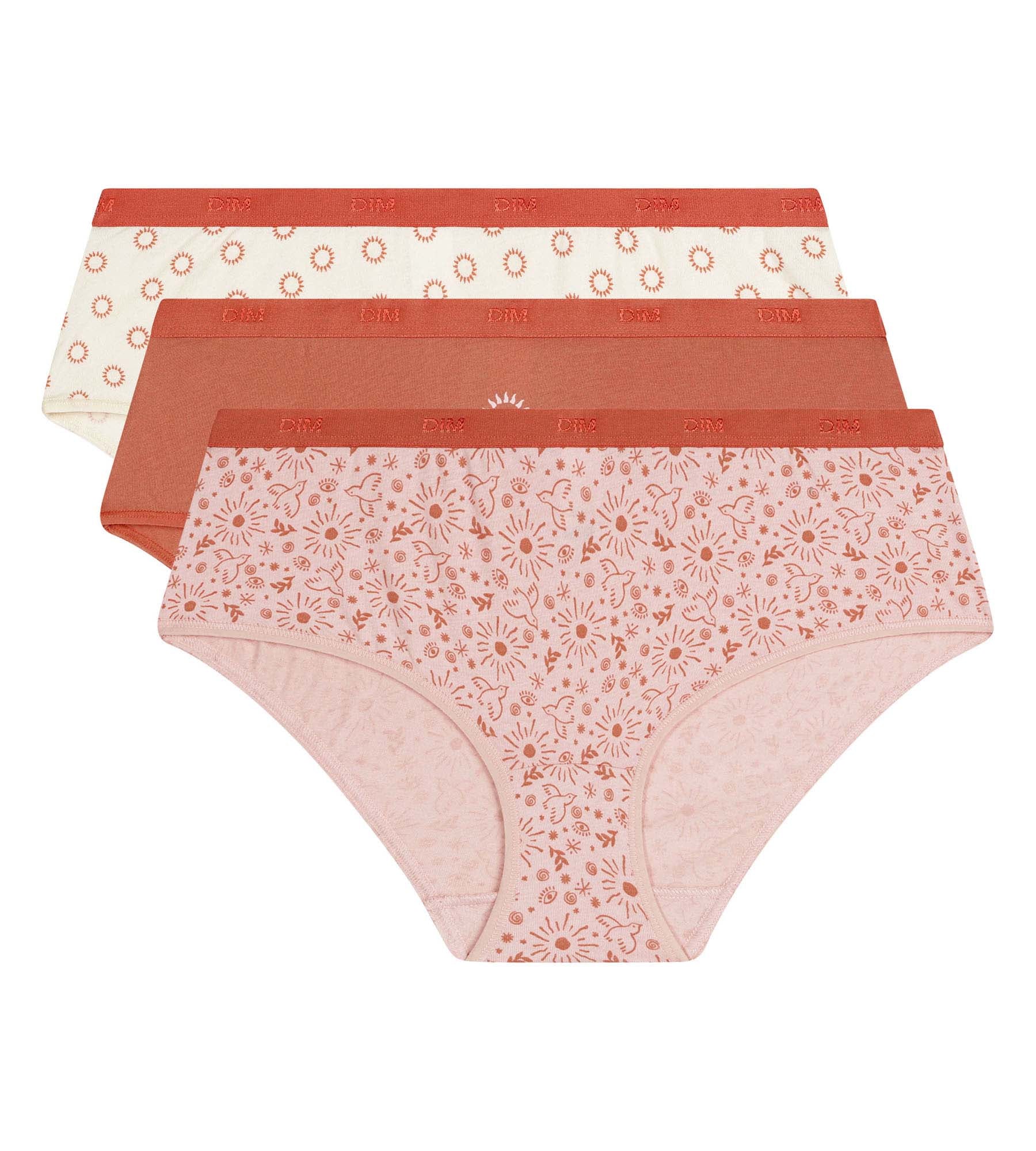 Lot de 3 boxers femme coton stretch motif soleil Les Pockets - Image 5