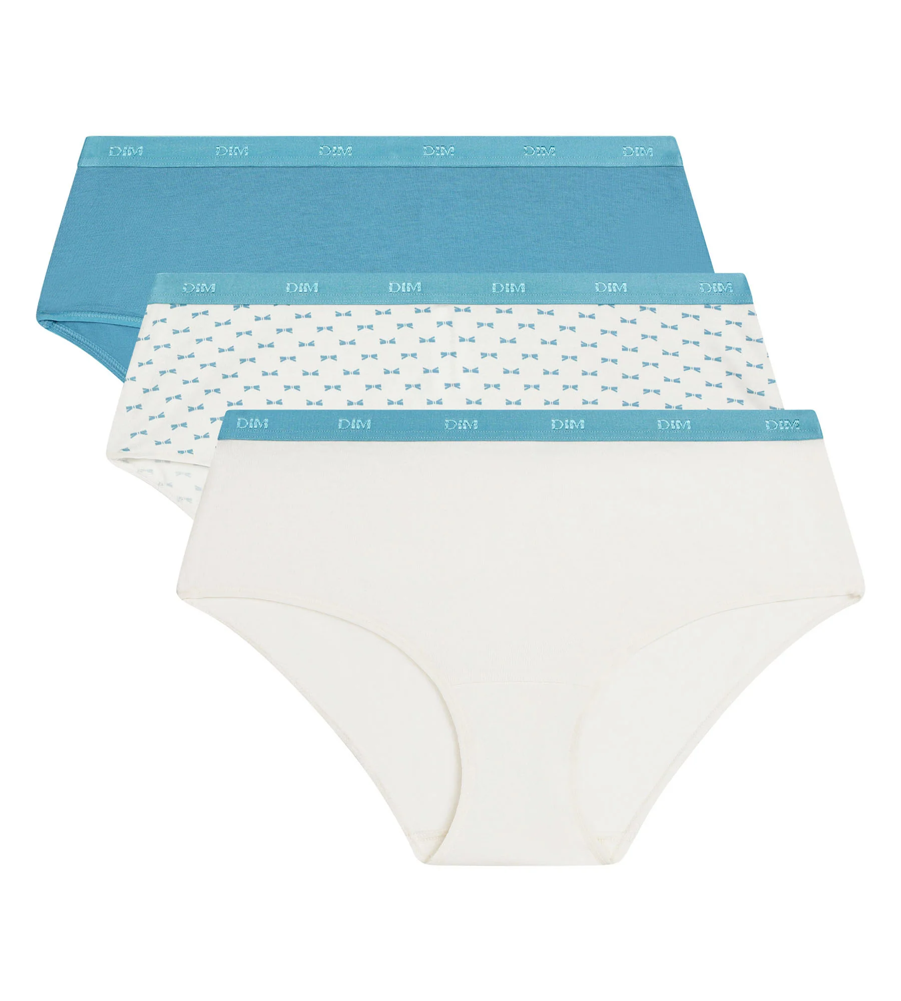 Lot de 3 boxers femme en coton stretch Nœud Nacre Les Pockets - Image 5