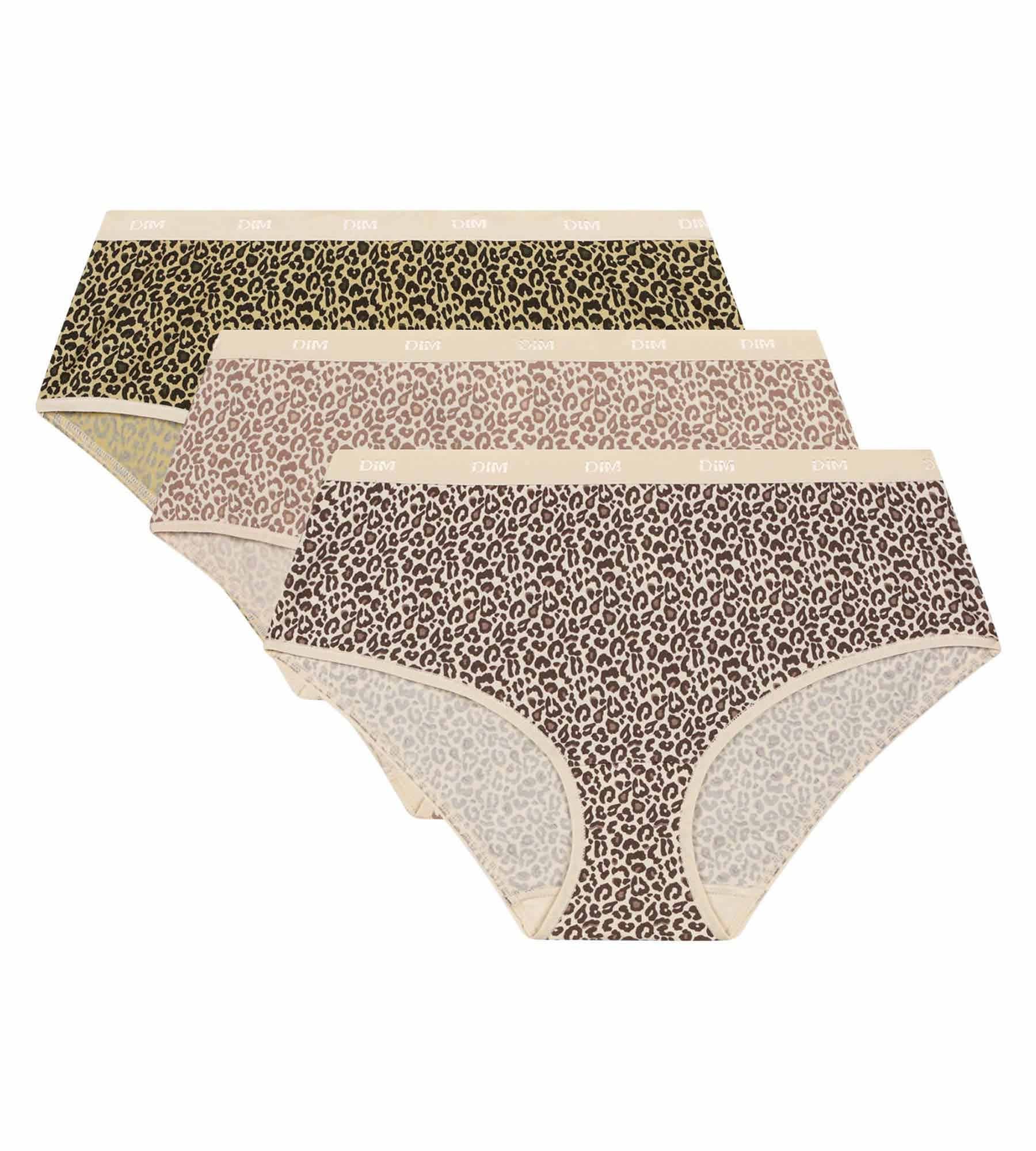 Lot de 3 boxers femme motif leopard Noir Beige Les Pockets - Image 5