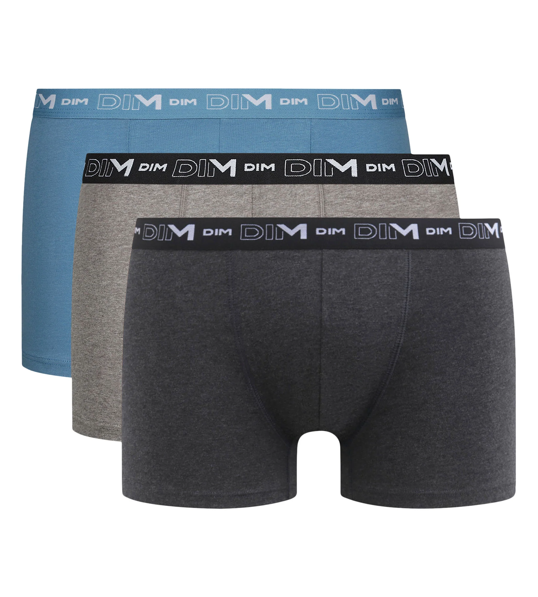 Lot de 3 boxers homme City Chiné Dim Coton Stretch - Image 3