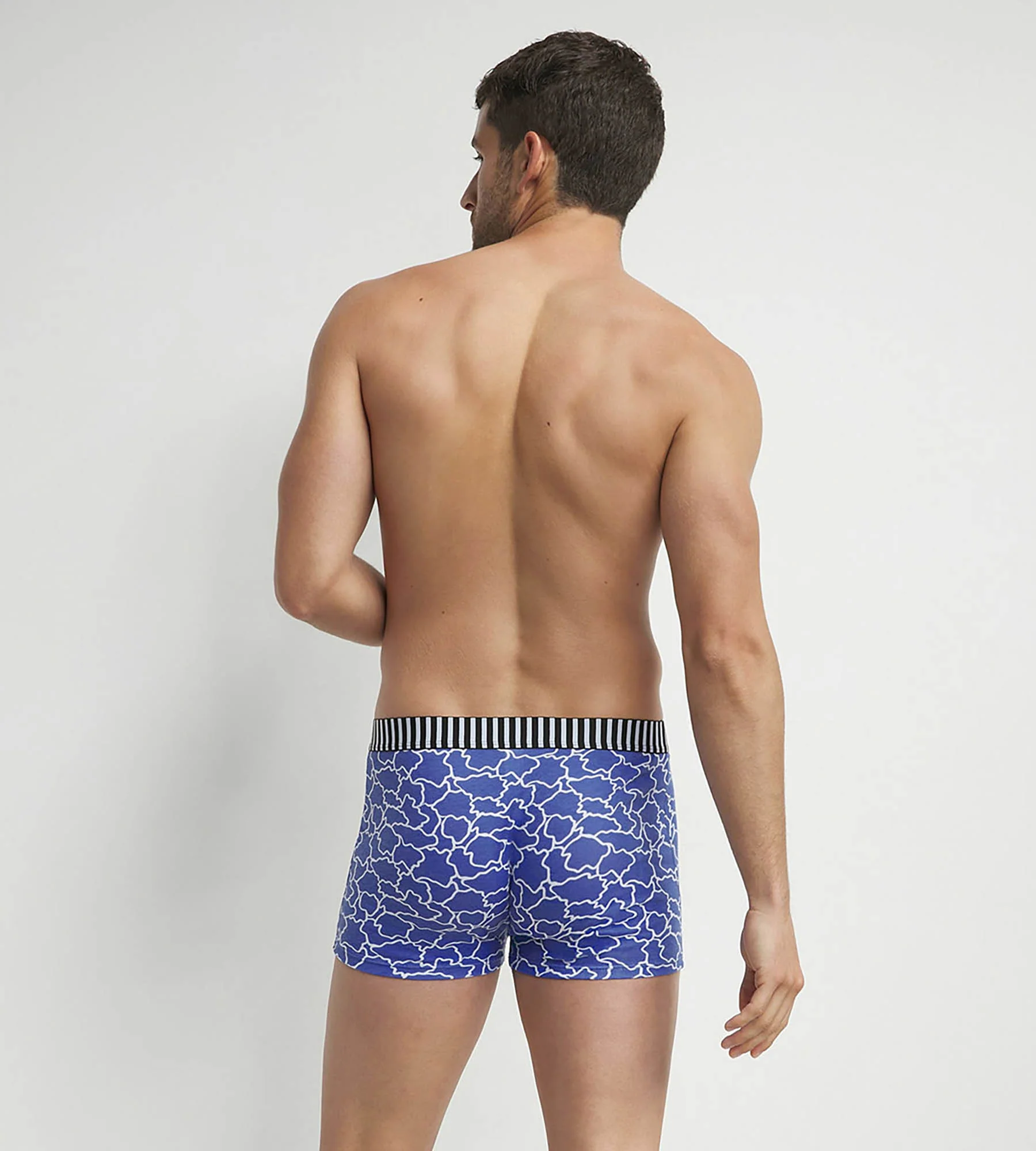 Lot de 3 boxers homme motifs Nuages Bleu Noir Dim Vibes - Image 2