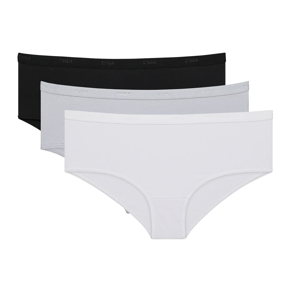 Lot de 3 Boxers noir/blanc/gris Les Pockets Coton - Image 5