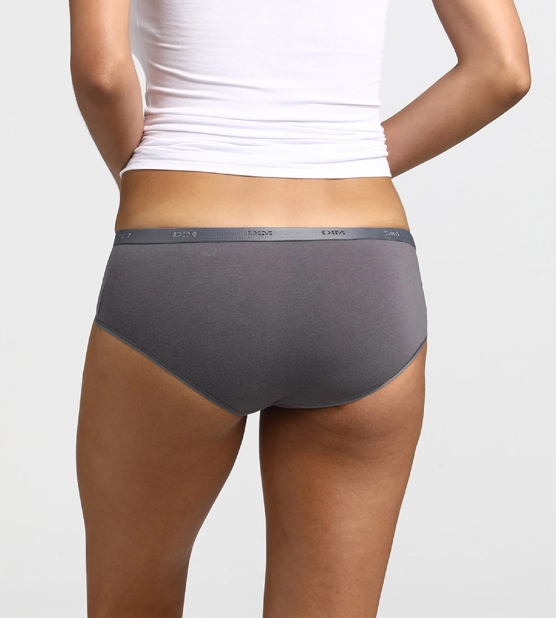 Lot de 3 boxers taupe, rose et gris Les Pockets EcoDIM - Image 2