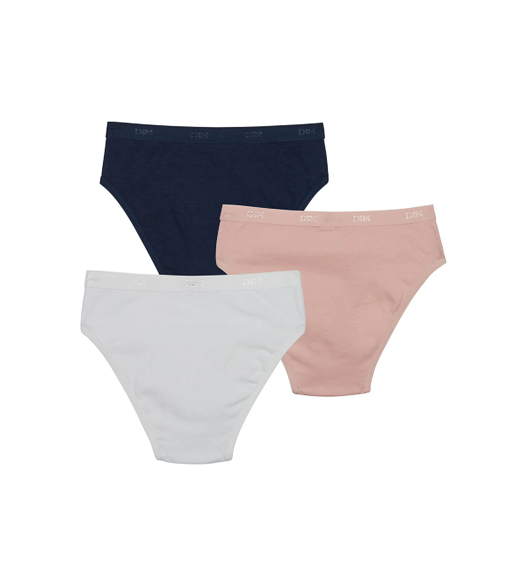 Lot de 3 culottes fille en coton stretch Clochette Bleu Les Pockets - Image 2