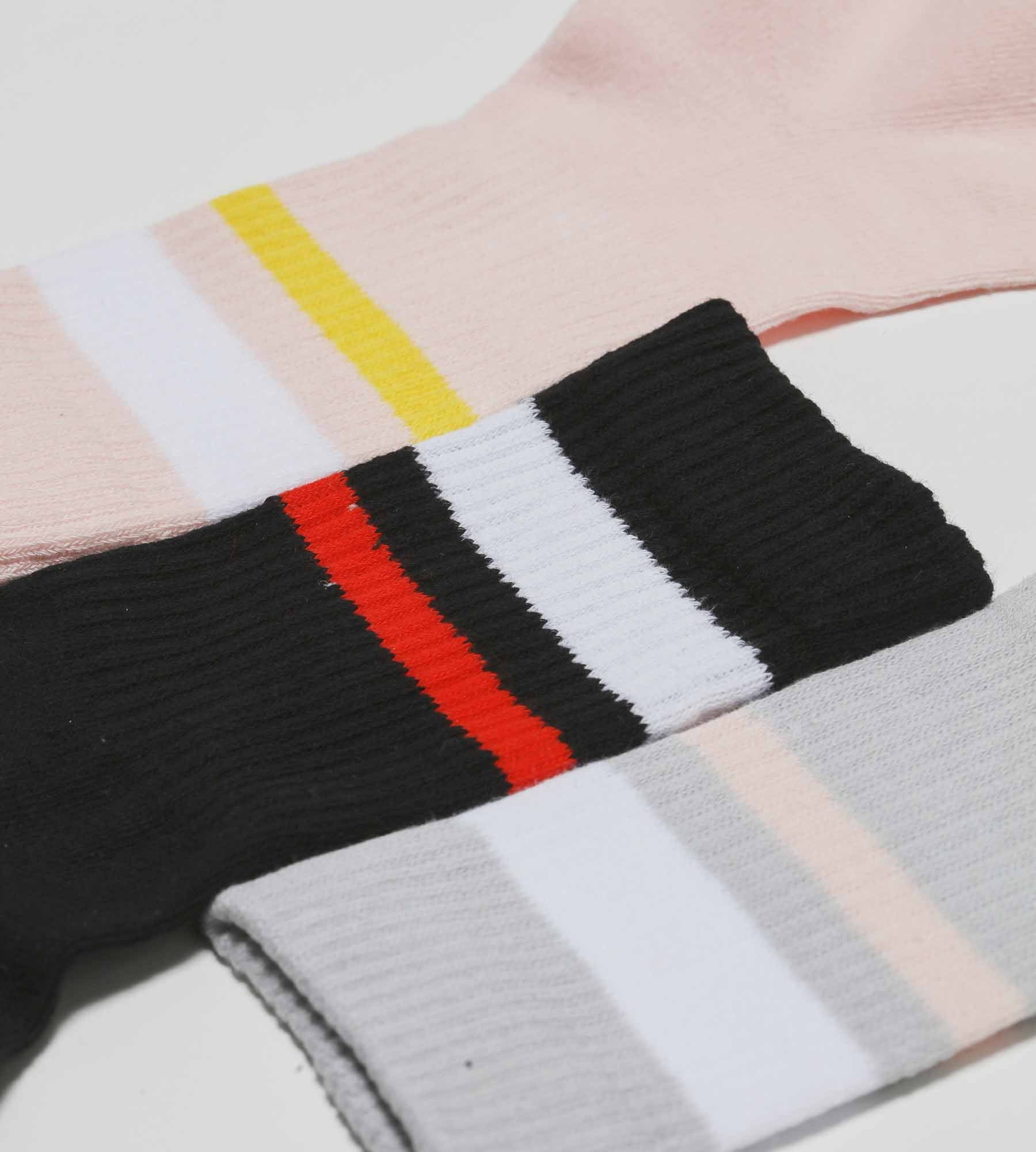 Lot de 3 paires de chaussettes femme en coton Rose Gris EcoDim Sport - Image 3