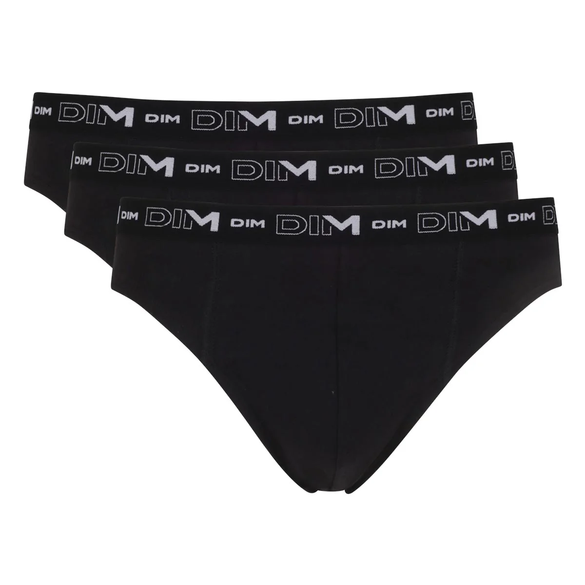 Lot de 3 slips noir Homme en coton stretch - Image 3