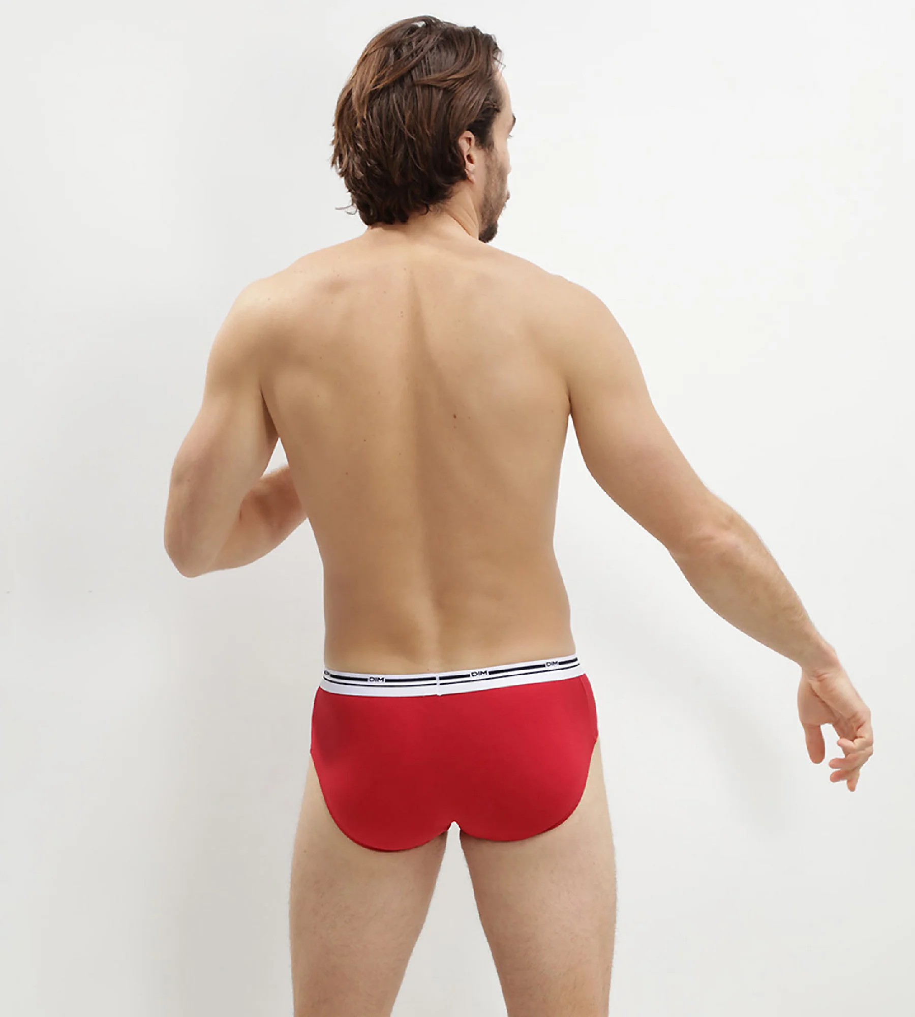 Lot de 3 slips rouge et bleu pour homme Classic Colors - Image 3