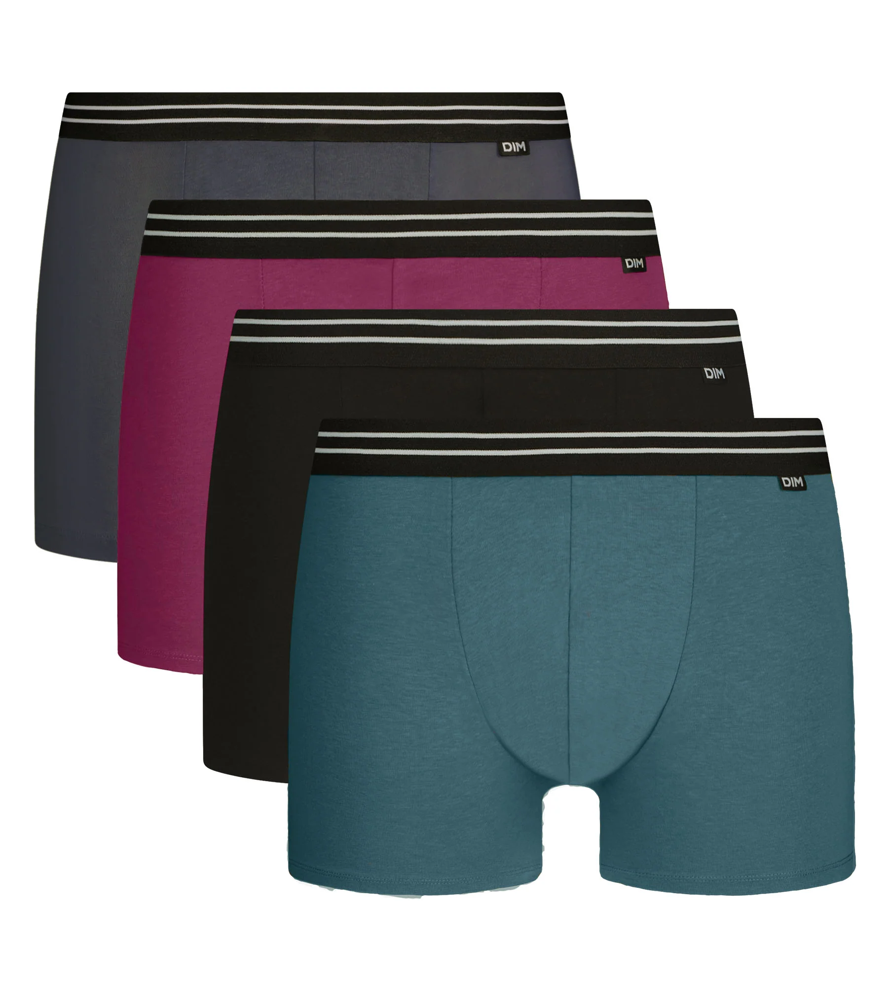 Lot de 4 boxers homme en coton stretch Fusion EcoDim - Image 3