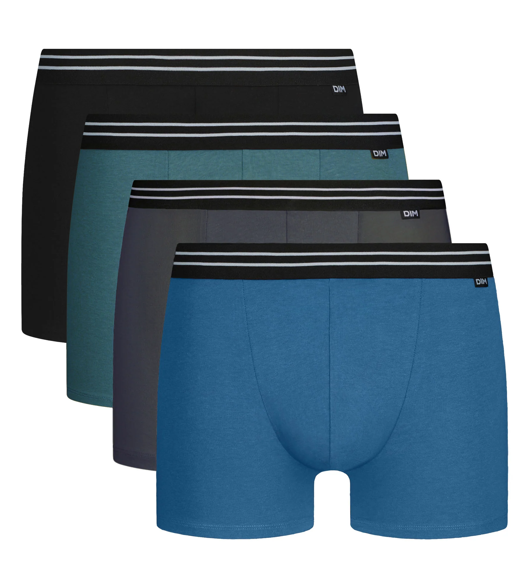 Lot de 4 boxers homme en coton stretch Rivière EcoDim - Image 3