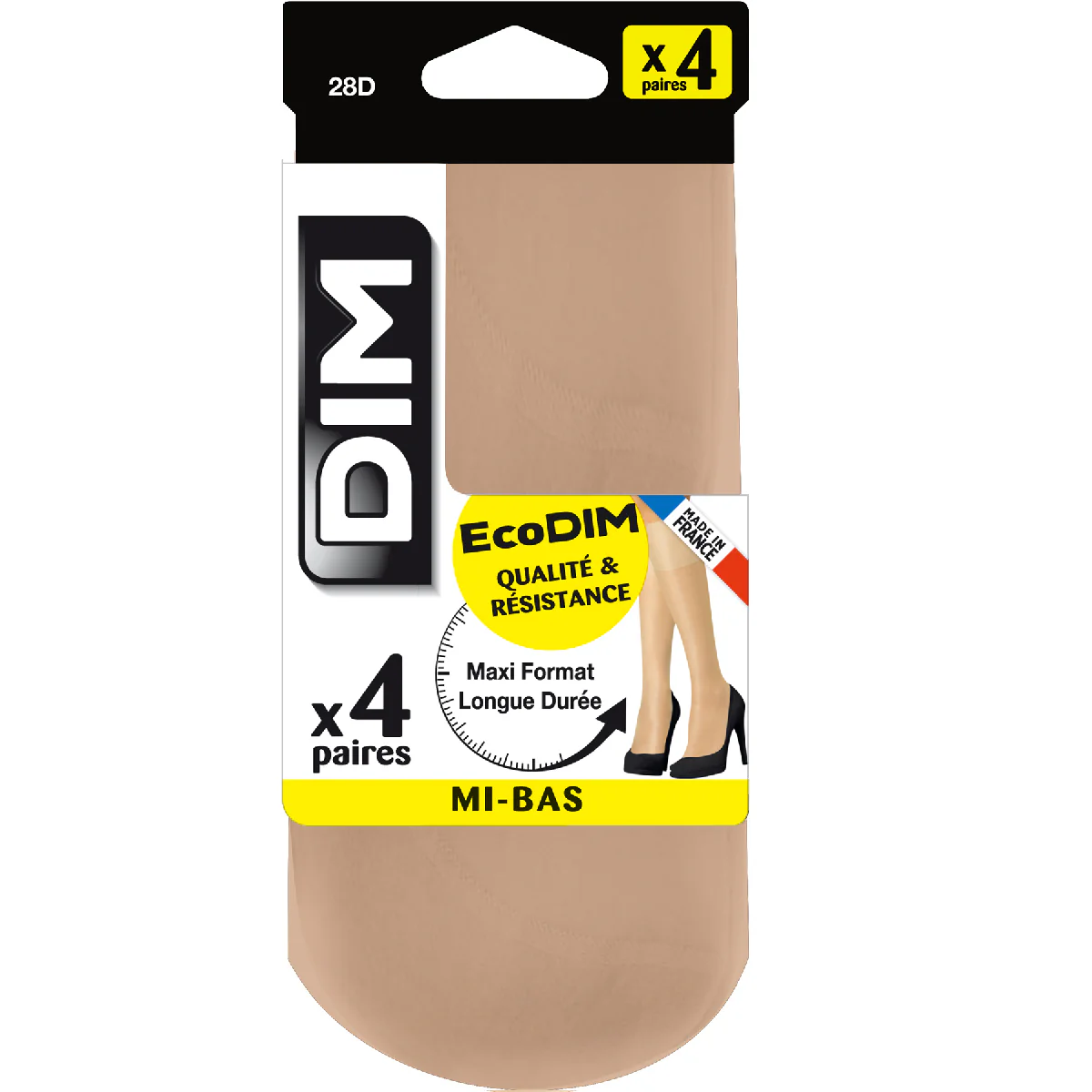 Lot de 4 mi-bas capri EcoDIM semi-opaques 28D - Image 4
